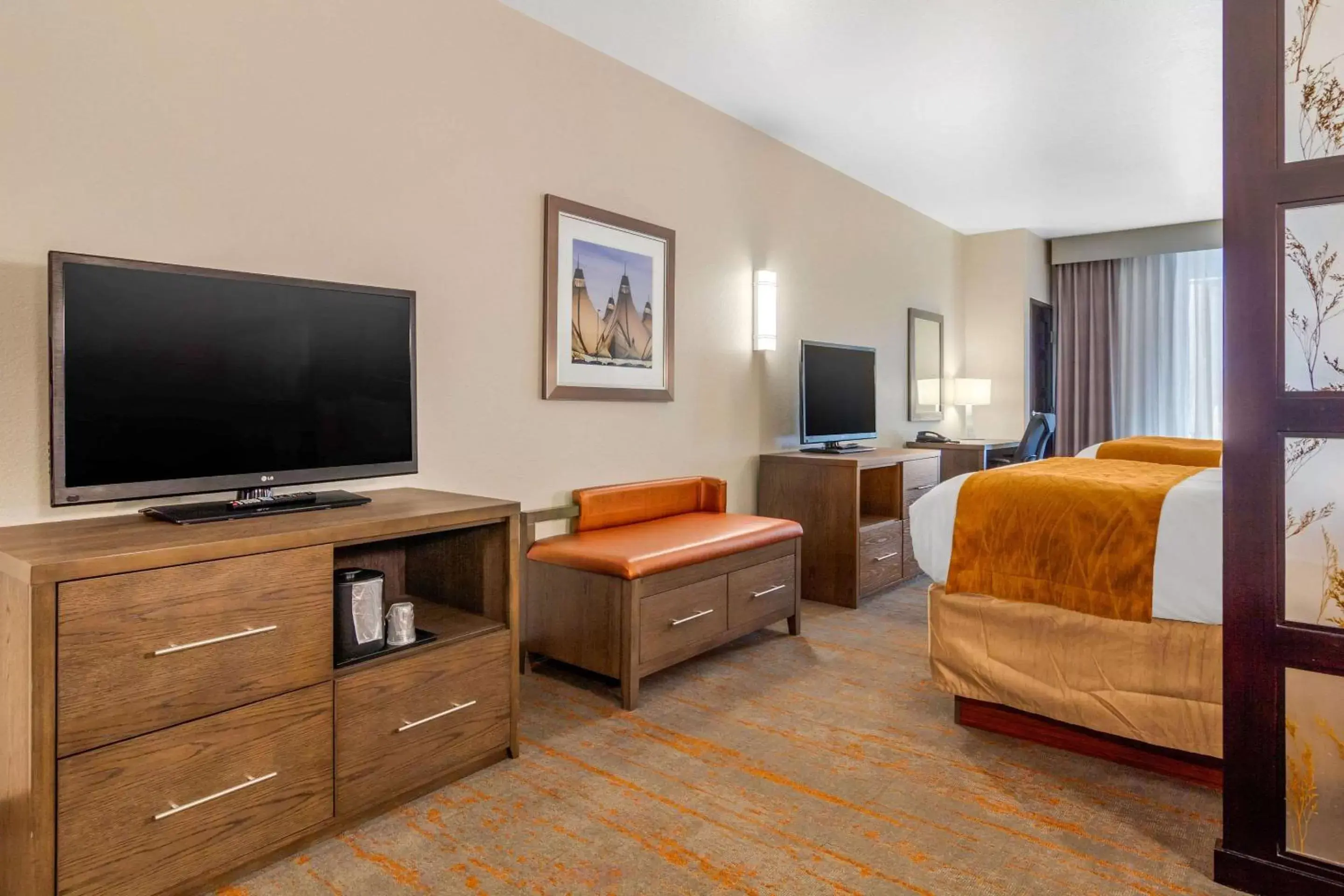 Photo of the whole room, TV/Entertainment Center in Comfort Inn & Suites Brighton Denver NE Medical Center