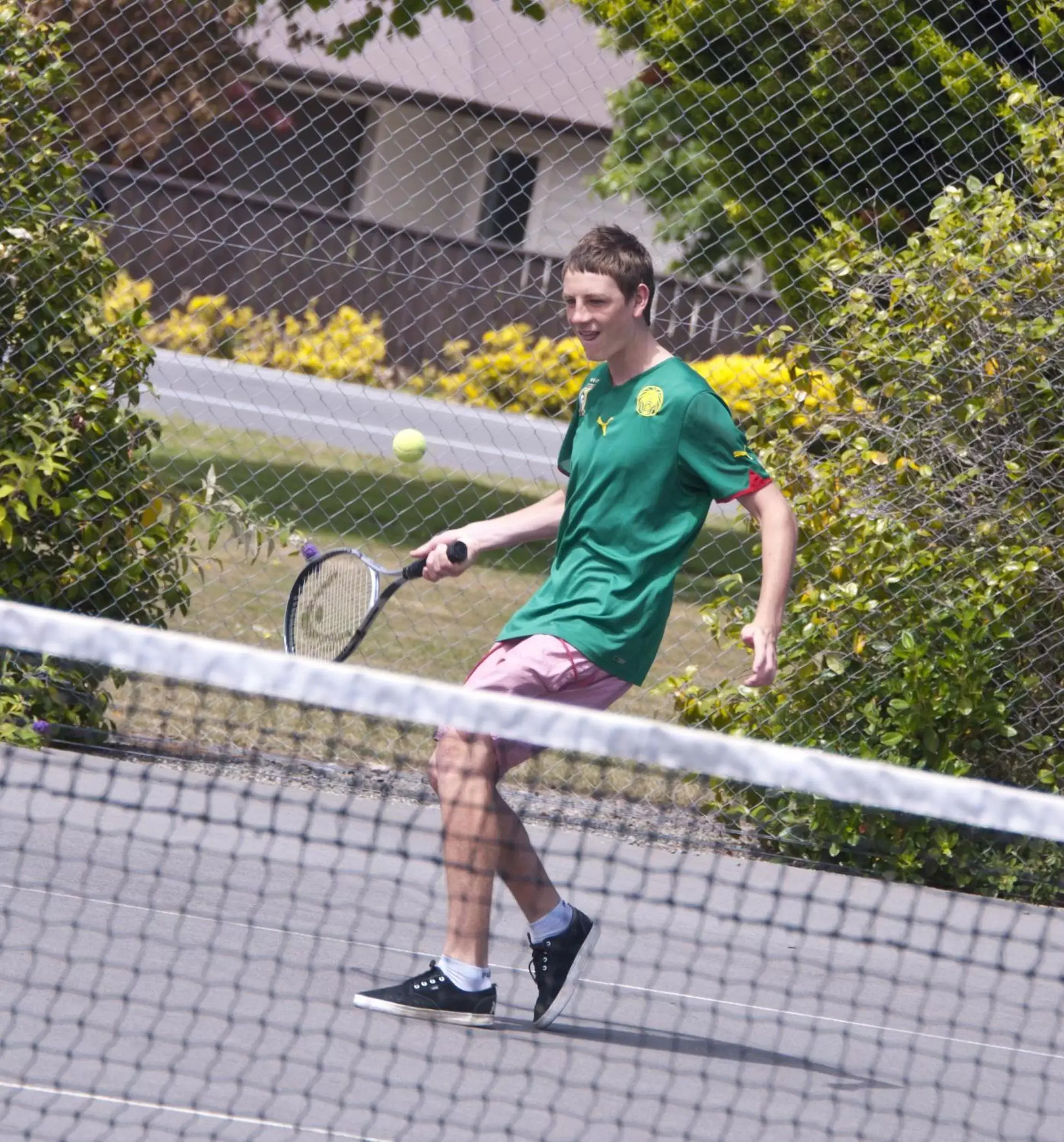 Tennis court in Copthorne Solway Park, Wairarapa