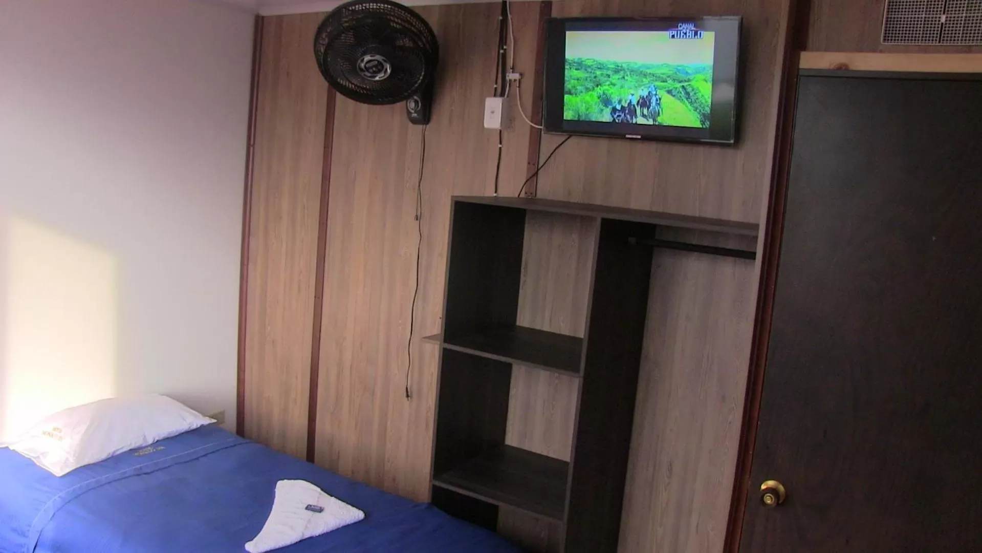 Bed in Hotel Mónaco de Fusa