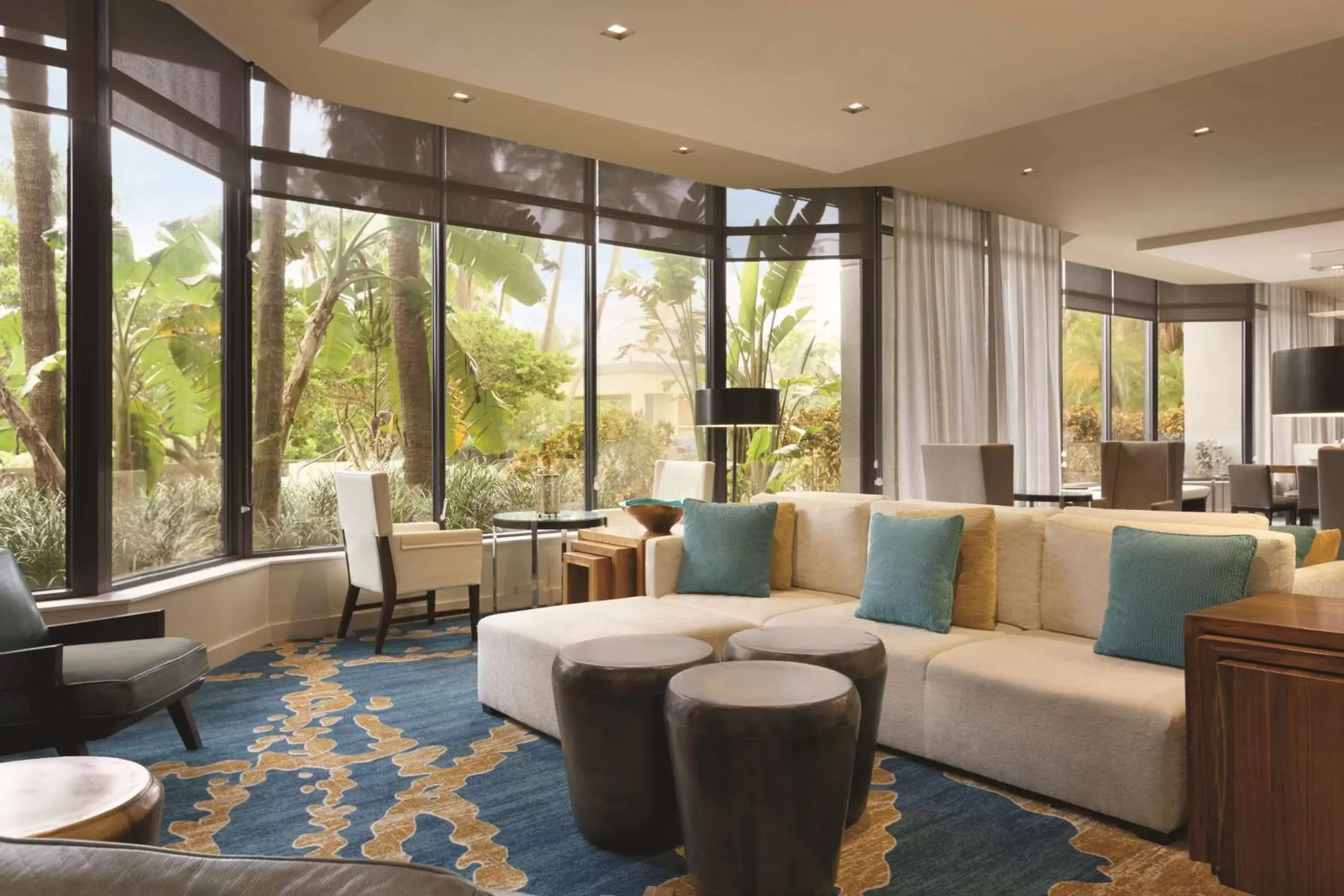 Lobby or reception in Hilton Miami Airport Blue Lagoon