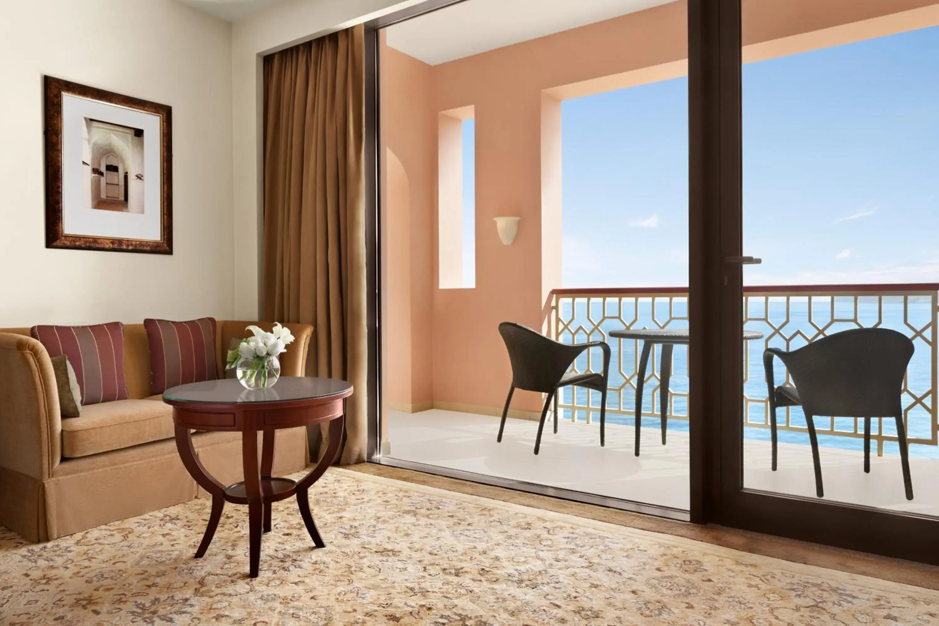 Sea view in Shangri-La Al Husn Resort & Spa