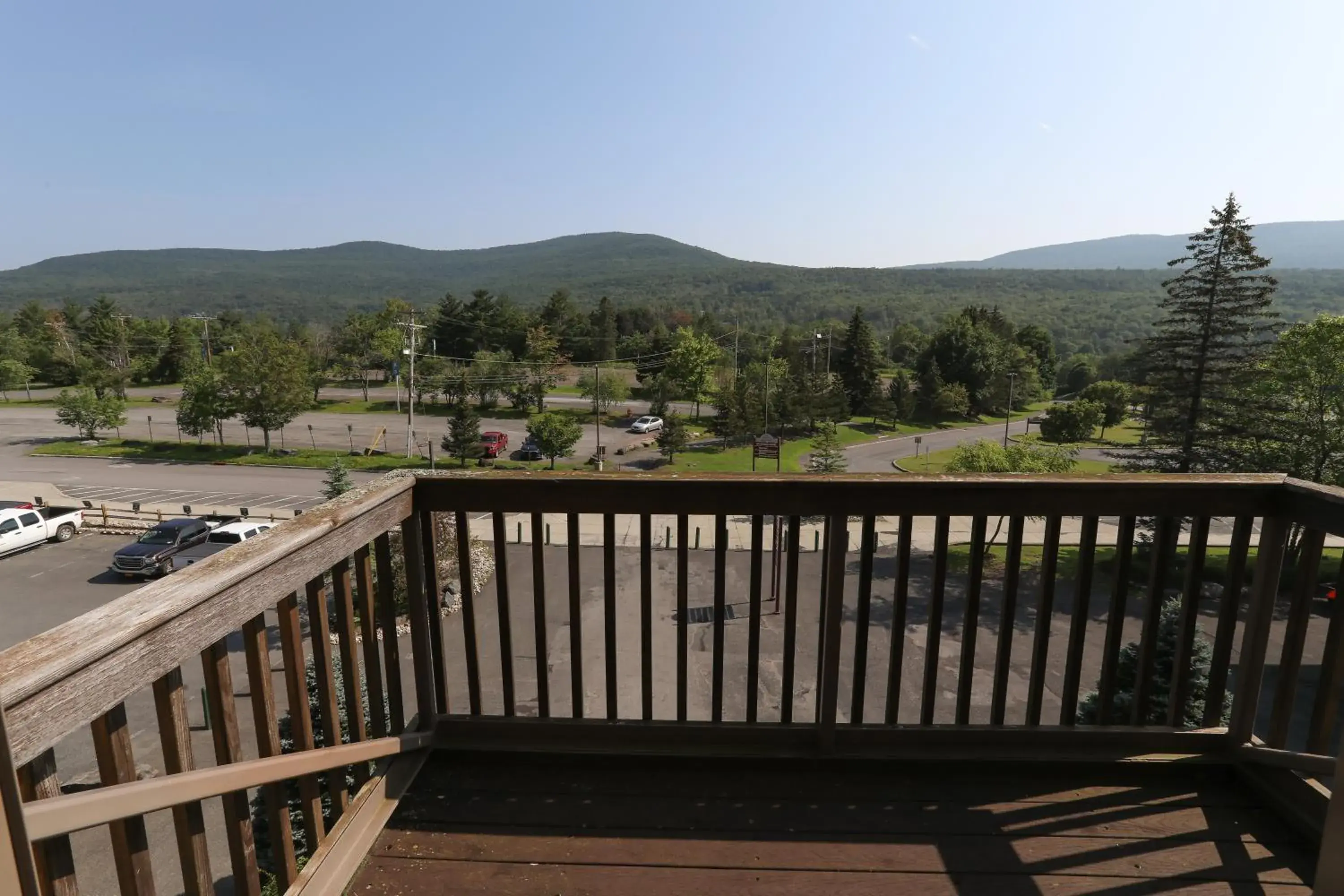 Balcony/Terrace, Mountain View in Kaatskill Mountain Club and Condos by Hunter Mountain