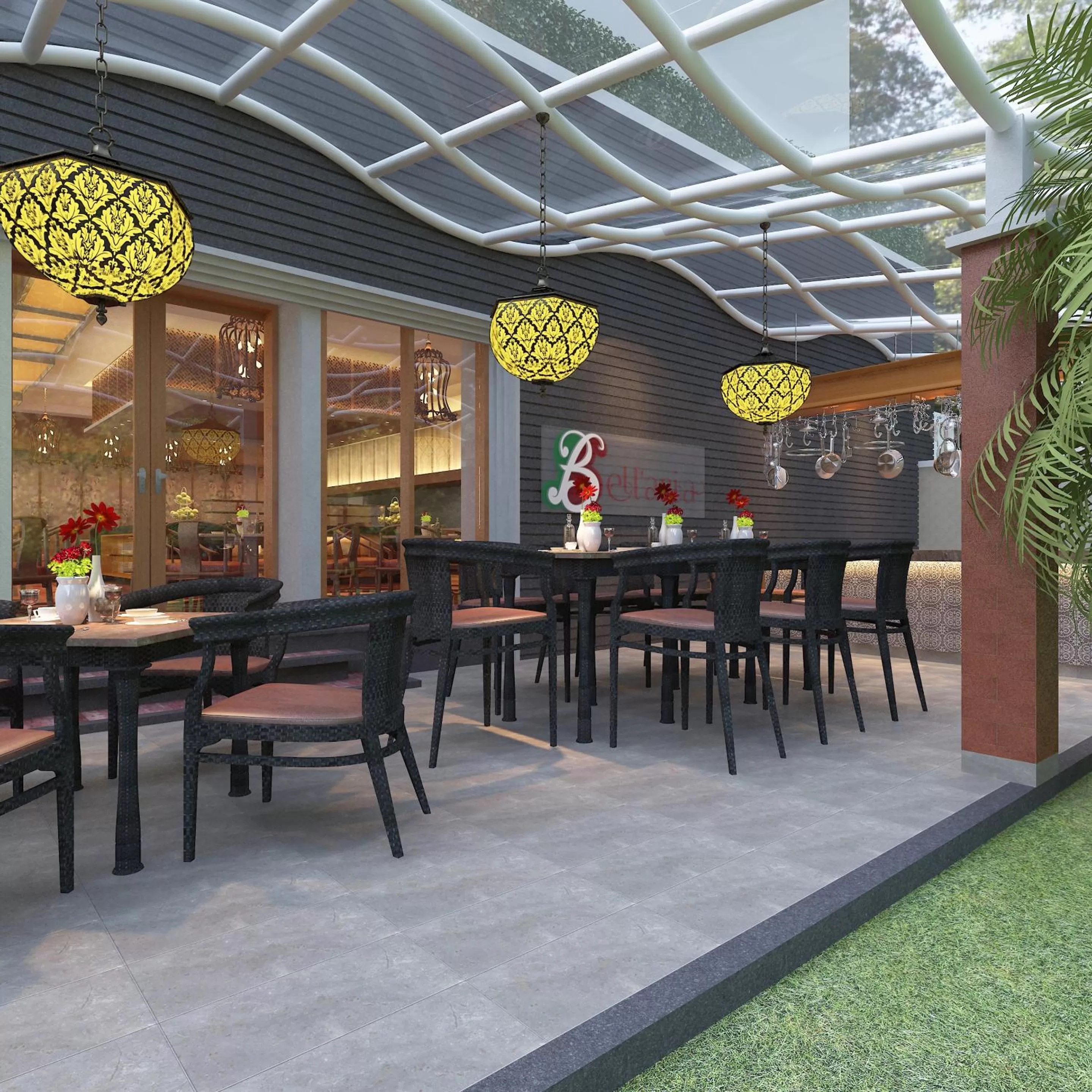 Restaurant/places to eat in SereS Springs Resort & Spa, Singakerta