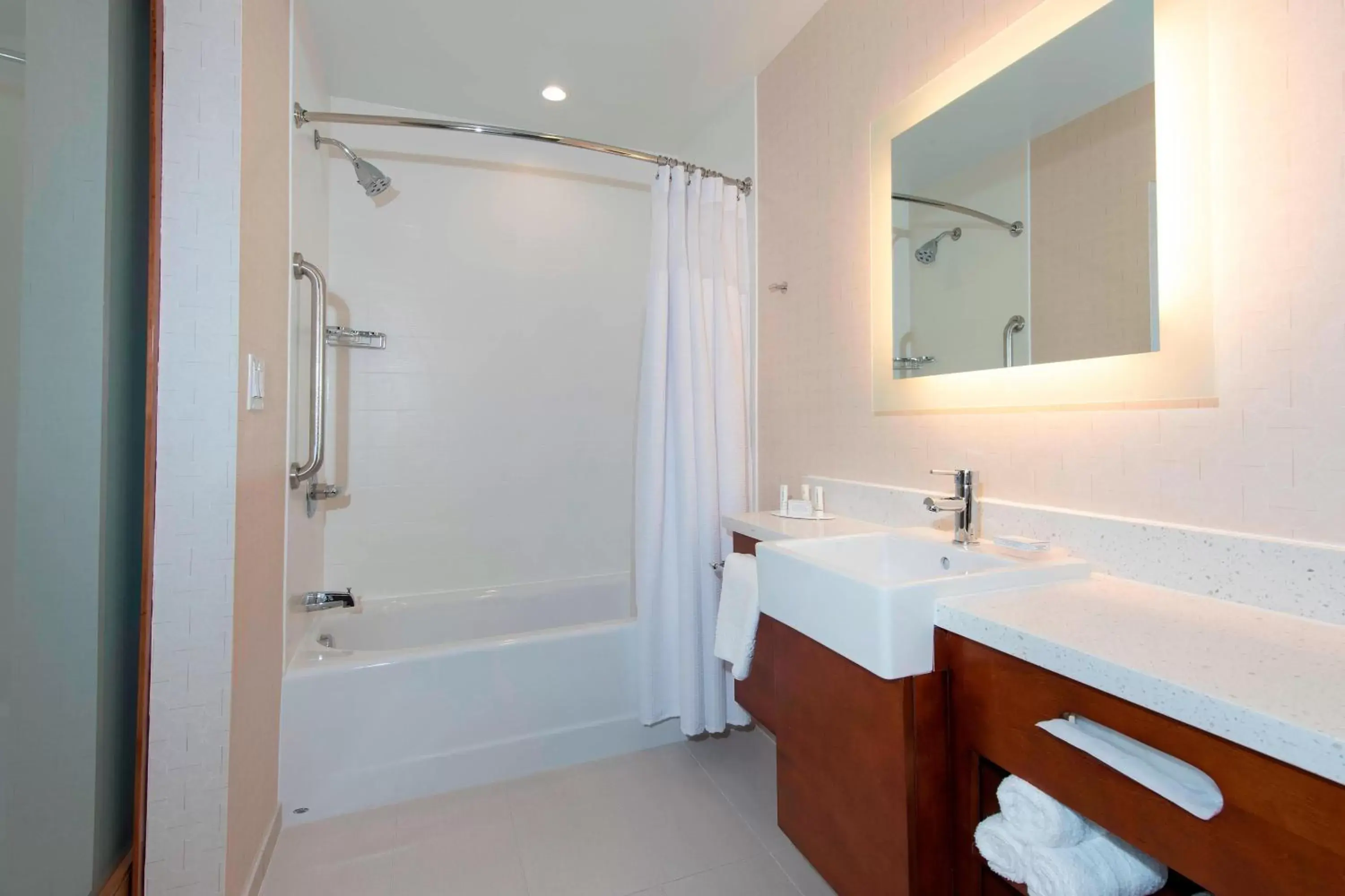 Bathroom in SpringHill Suites Houston Sugarland