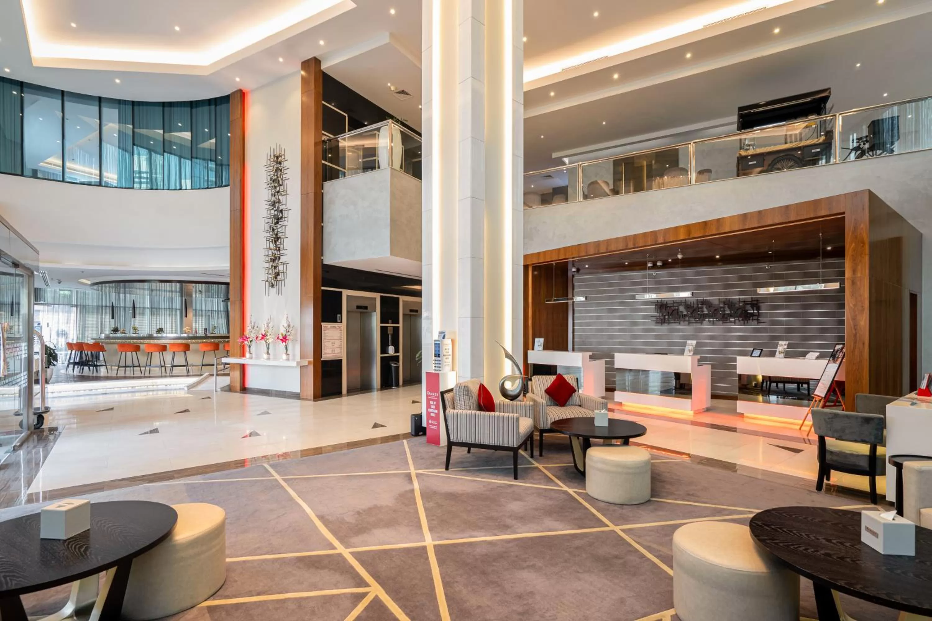 Lobby or reception in Ramada by Wyndham Dubai Barsha Heights