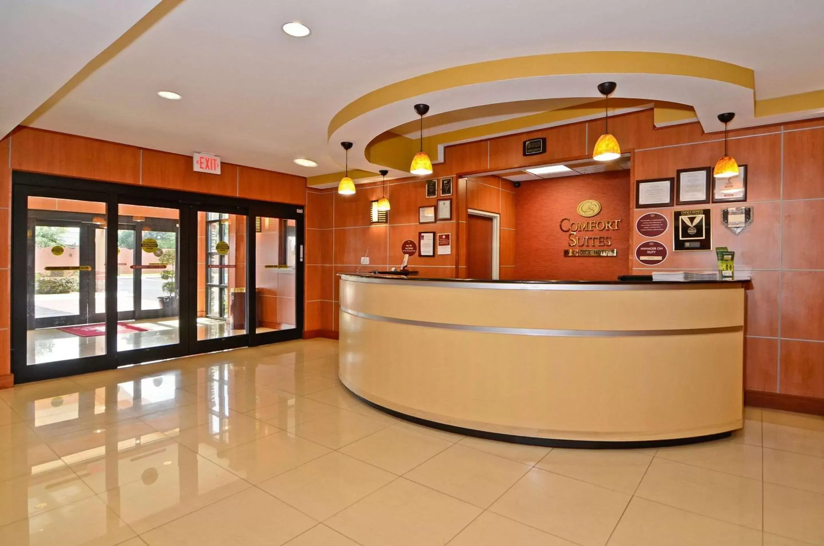 Lobby or reception, Lobby/Reception in Comfort Suites Panama City near Tyndall AFB