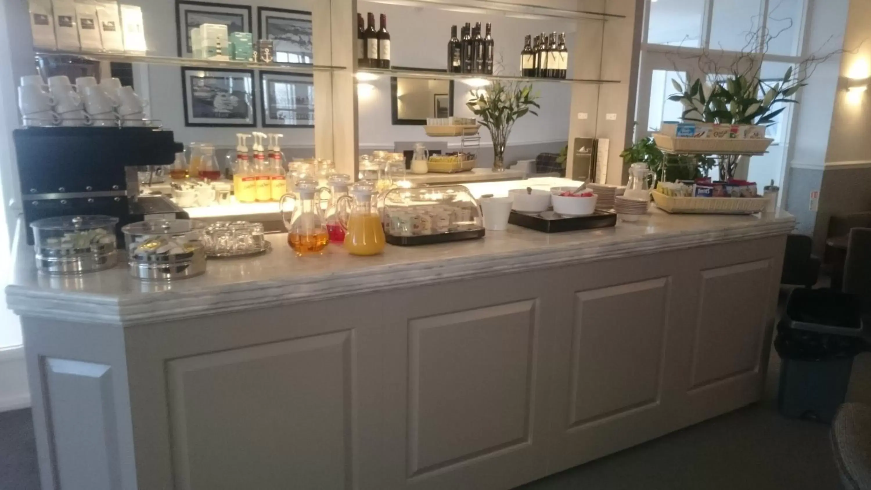 Buffet breakfast in The White Lodge Hotel