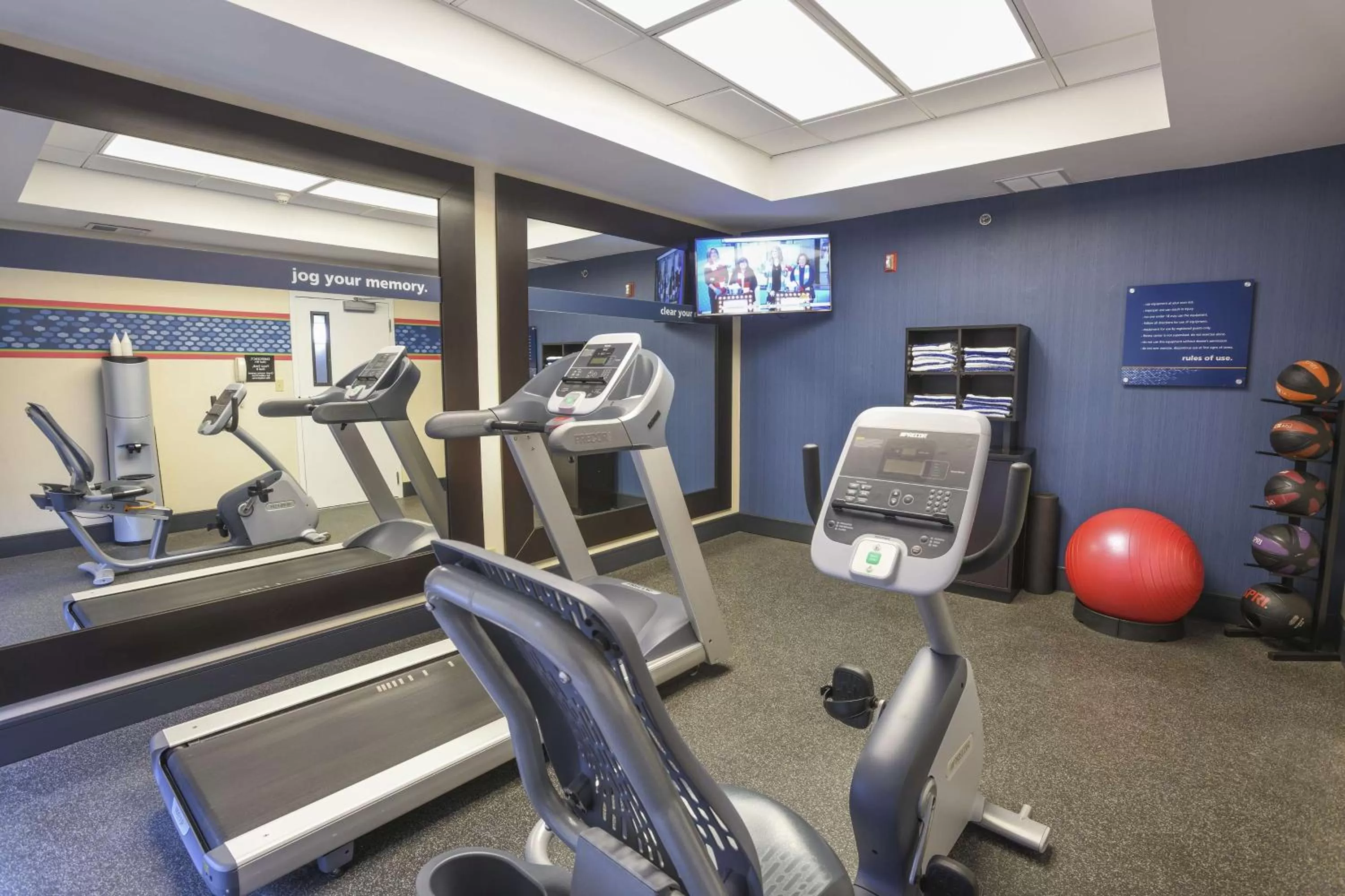 Fitness centre/facilities in Hampton Inn Cincinnati Eastgate