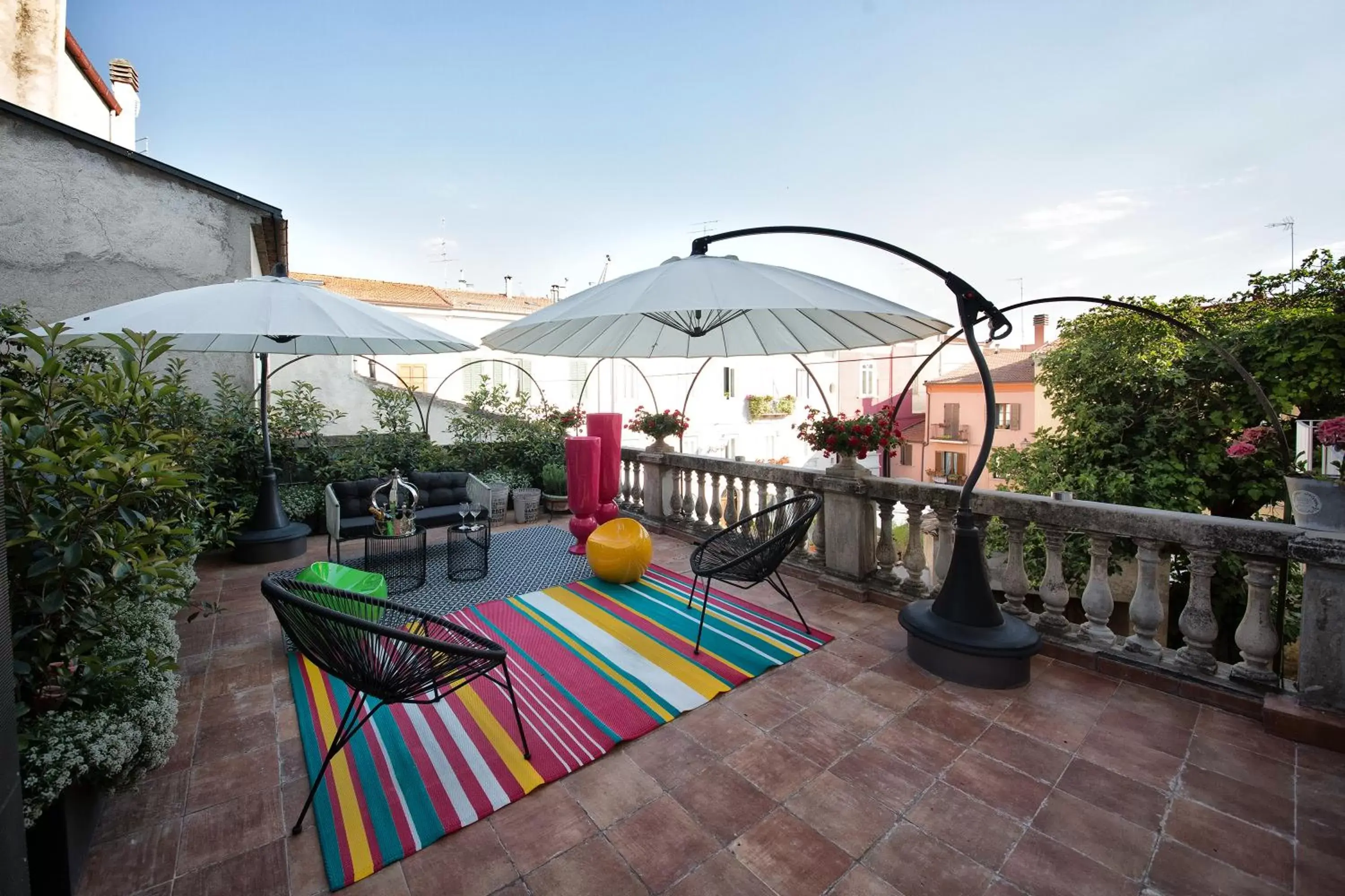 Balcony/Terrace in Palazzo Cannavina Suite & Private SPA