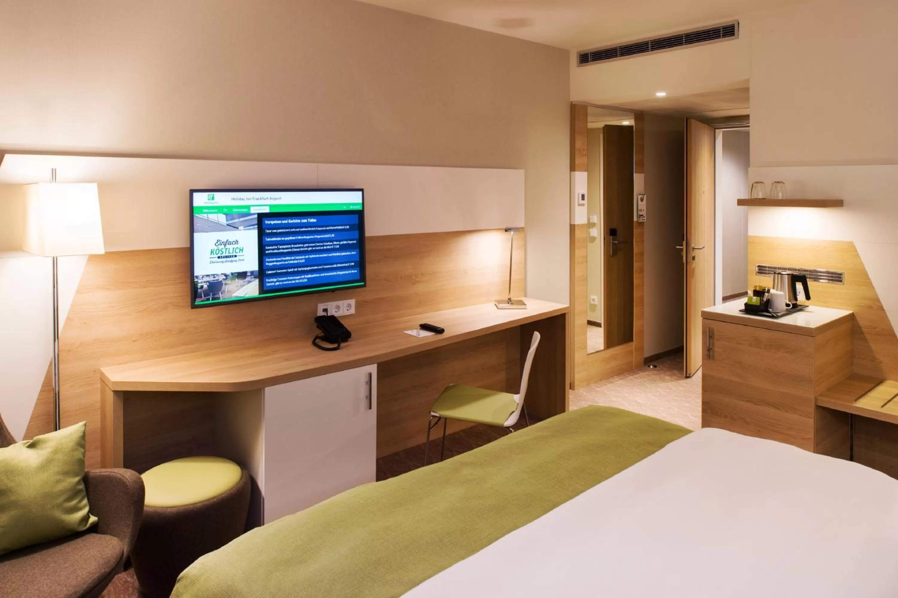 Photo of the whole room, Bed in Holiday Inn Frankfurt Airport by IHG
