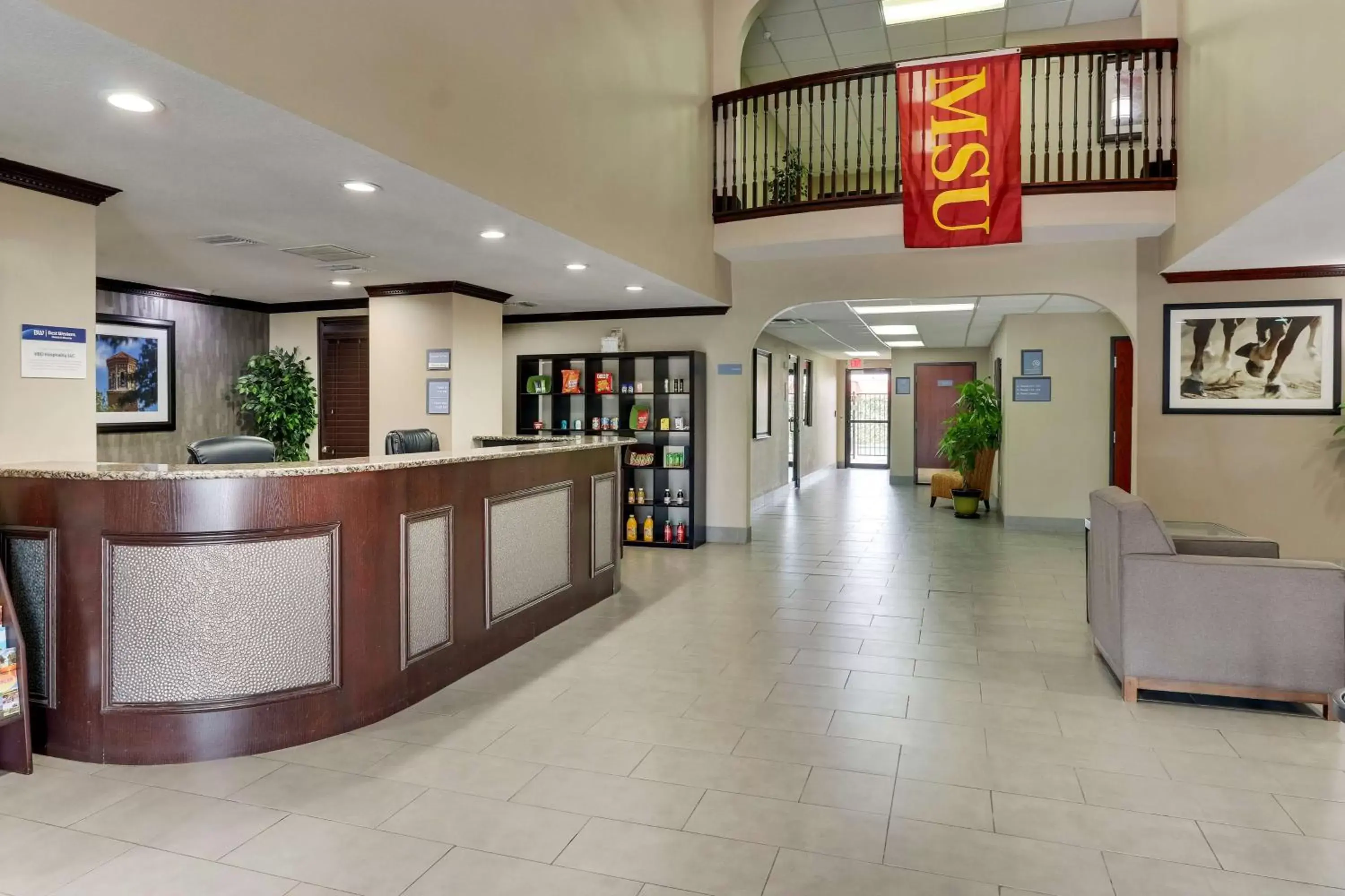 Lobby or reception, Lobby/Reception in Best Western PLUS University Inn & Suites