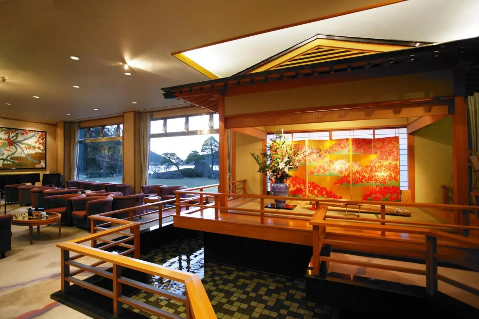 Lobby or reception, Restaurant/Places to Eat in Azumaen