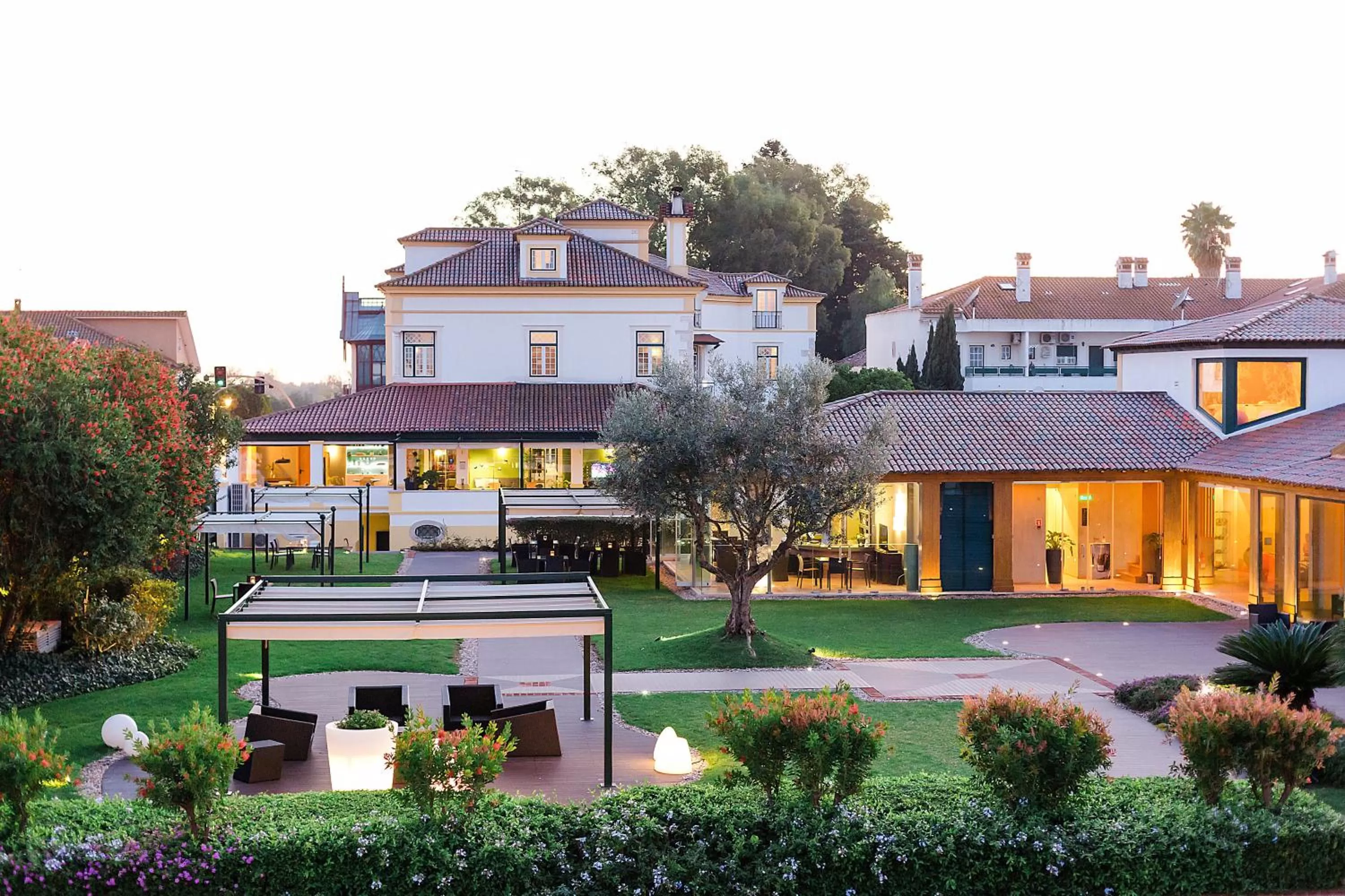 Garden view in Hotel Lusitano