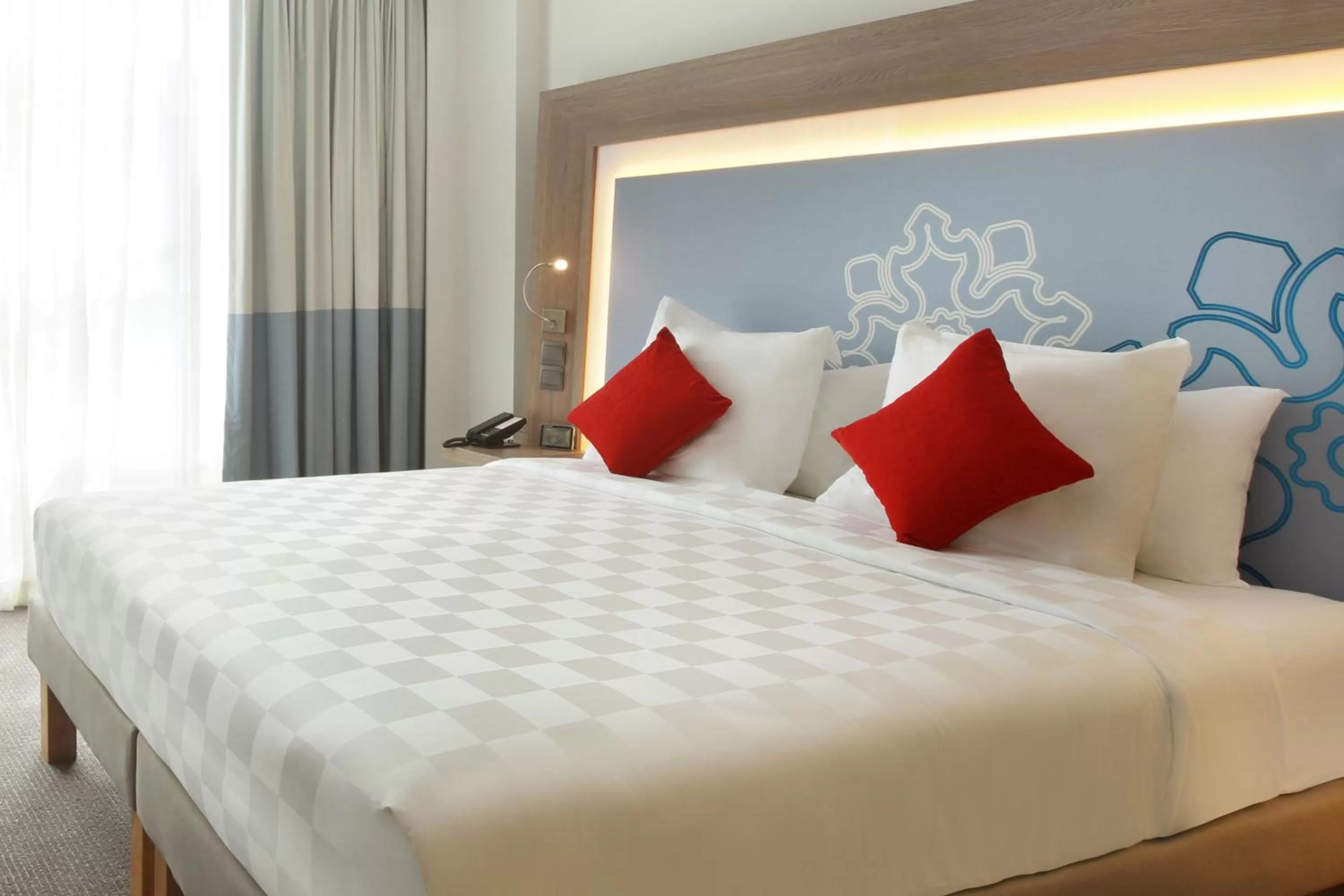 Bed in Noble Resort Hotel Melaka 马六甲诺铂度假酒店