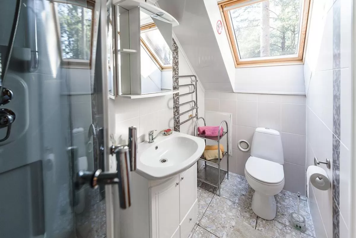 Bathroom in Svečių namai Smalvas