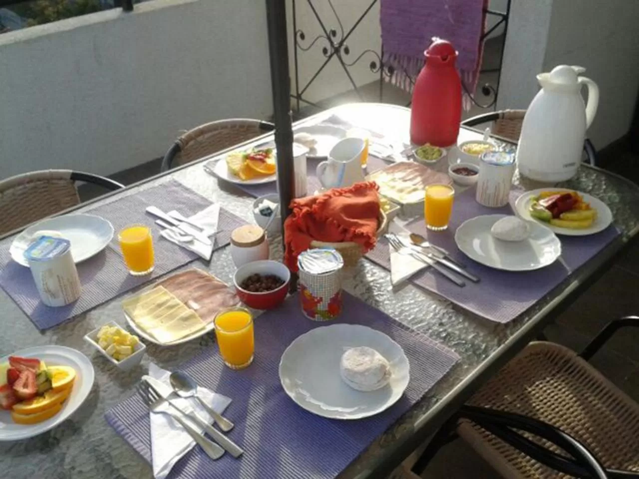 Balcony/Terrace in B&B Hostel CasaMoro