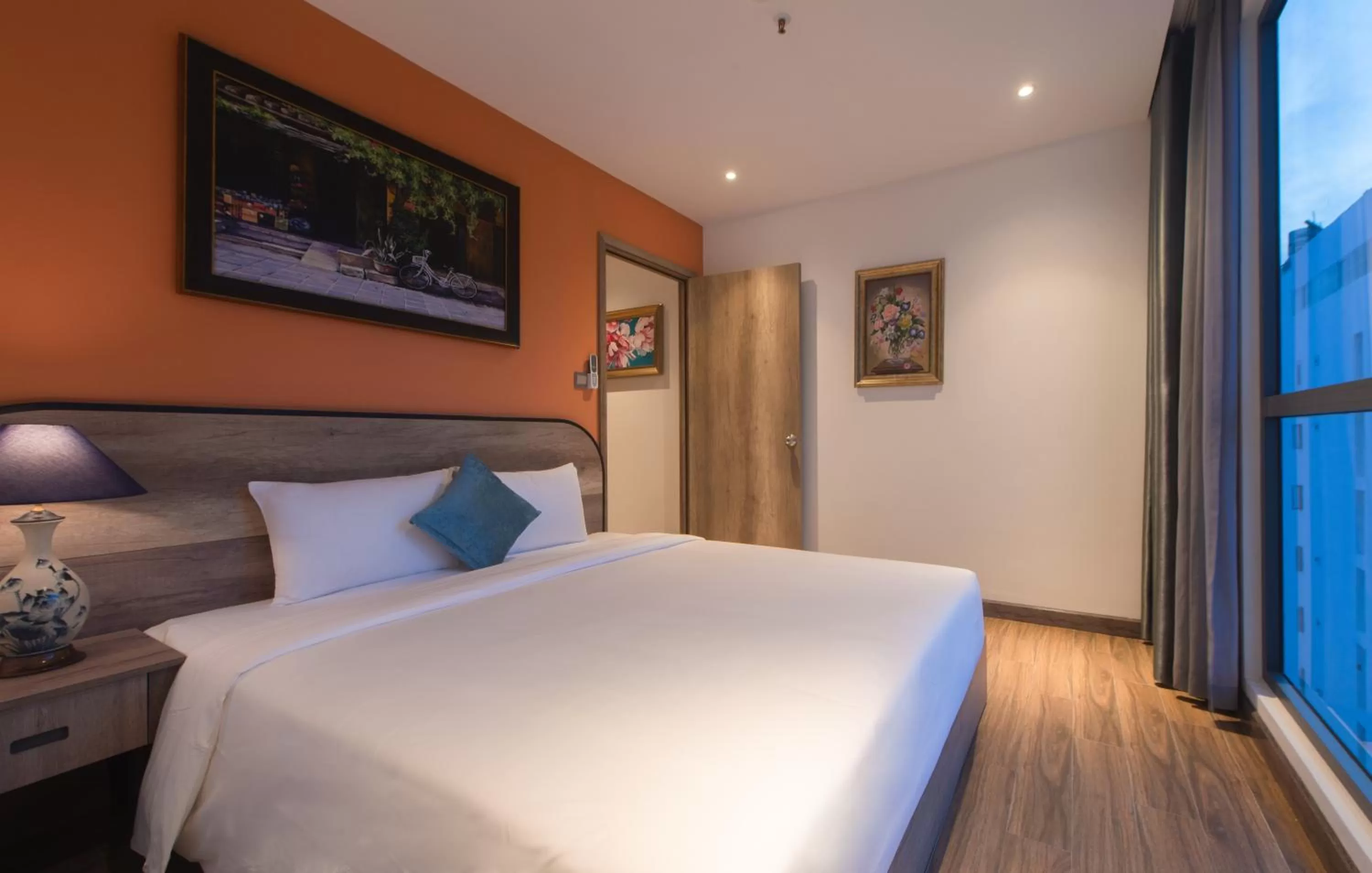 Bed in Aaron Boutique Hotel