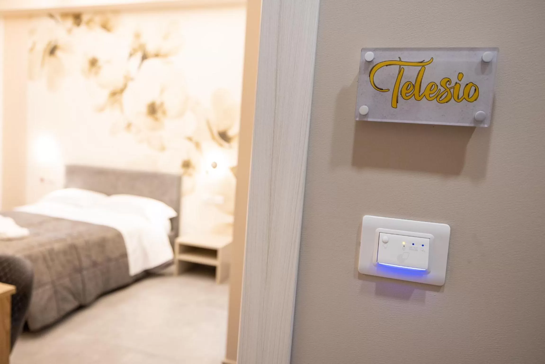 Bed in Brettia Guest Rooms