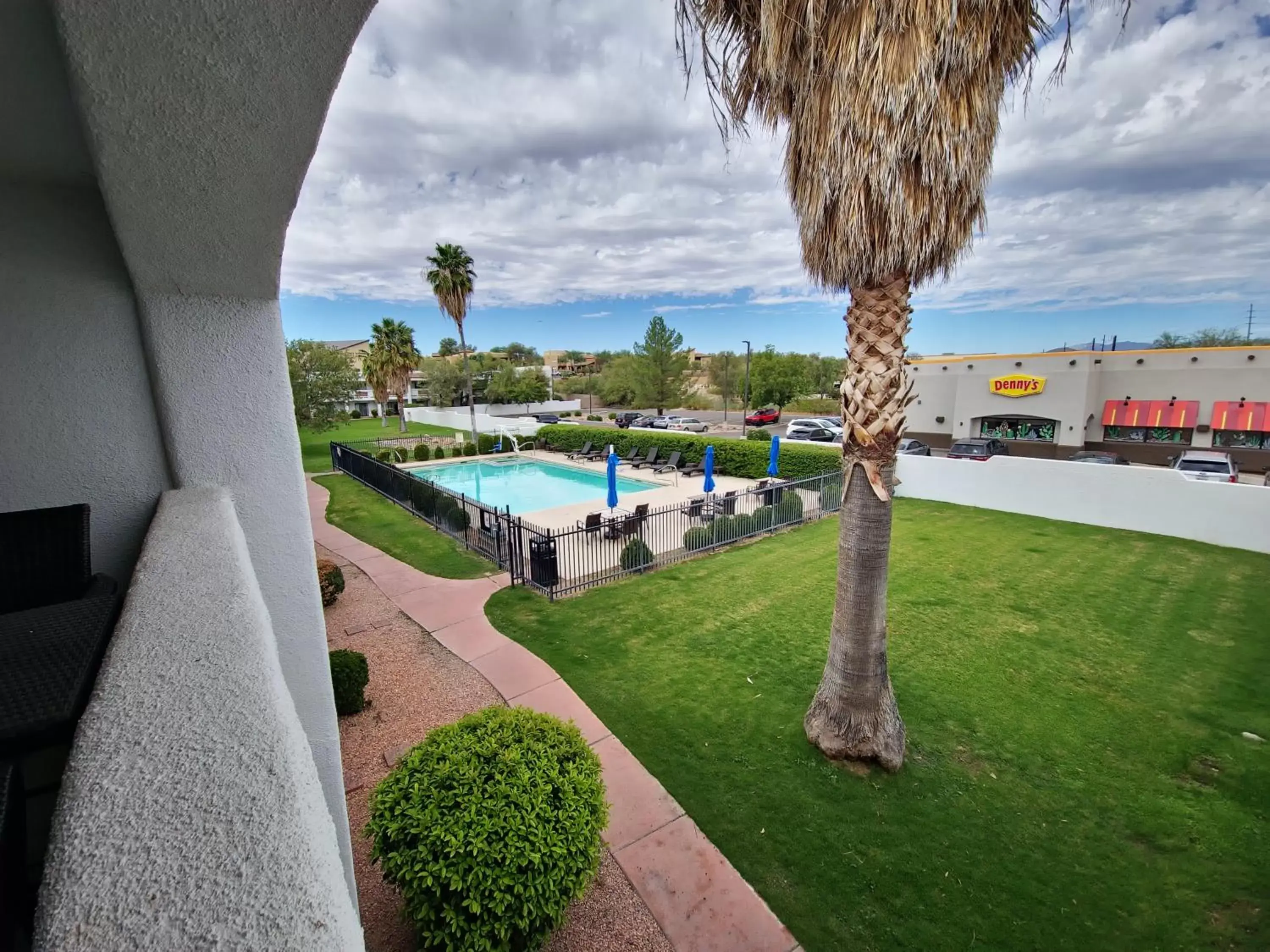 Pool View in Los Viajeros Inn
