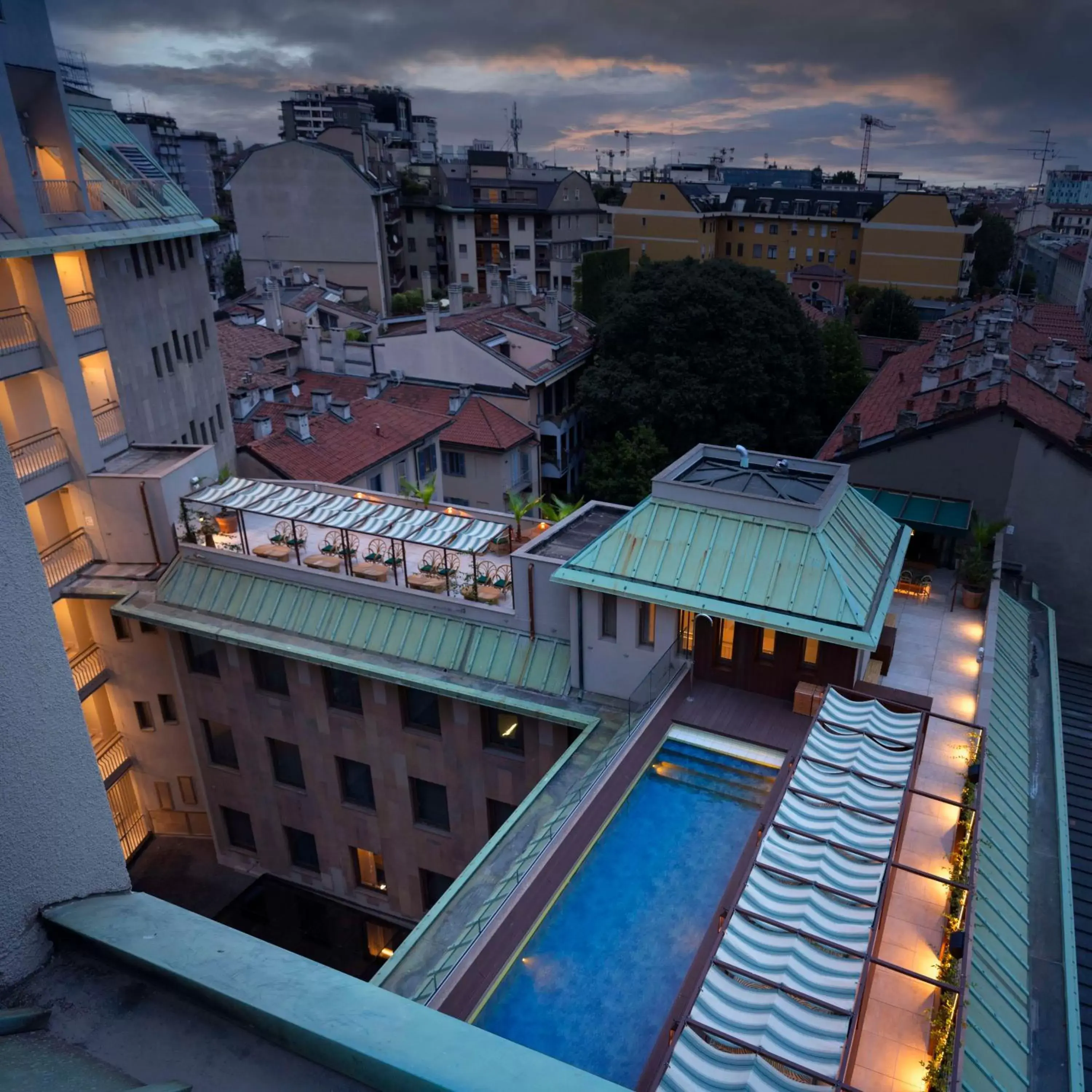 Pool View in Radisson Collection Hotel, Santa Sofia Milan