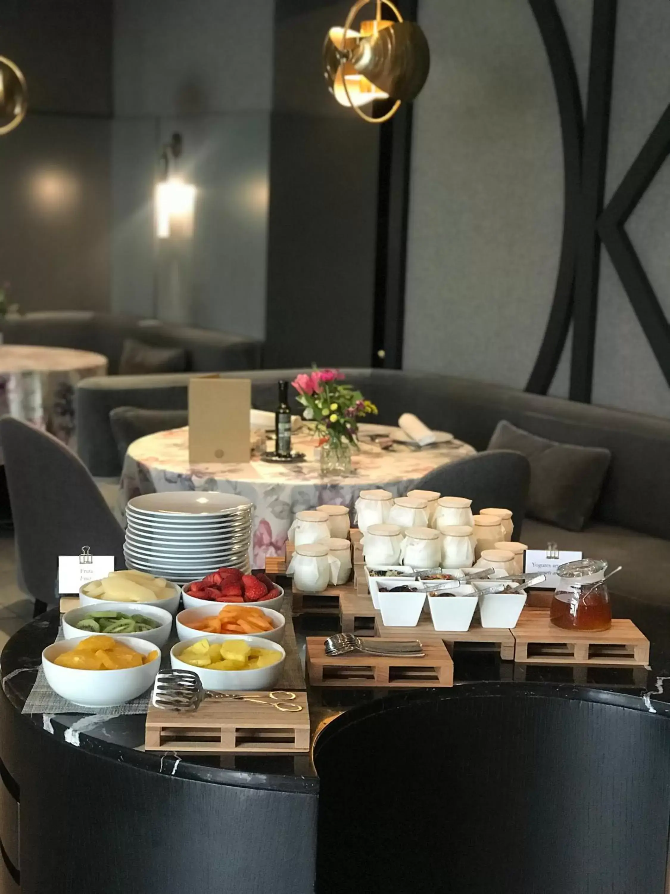 Buffet breakfast in Hotel Único Madrid, Small Luxury Hotels