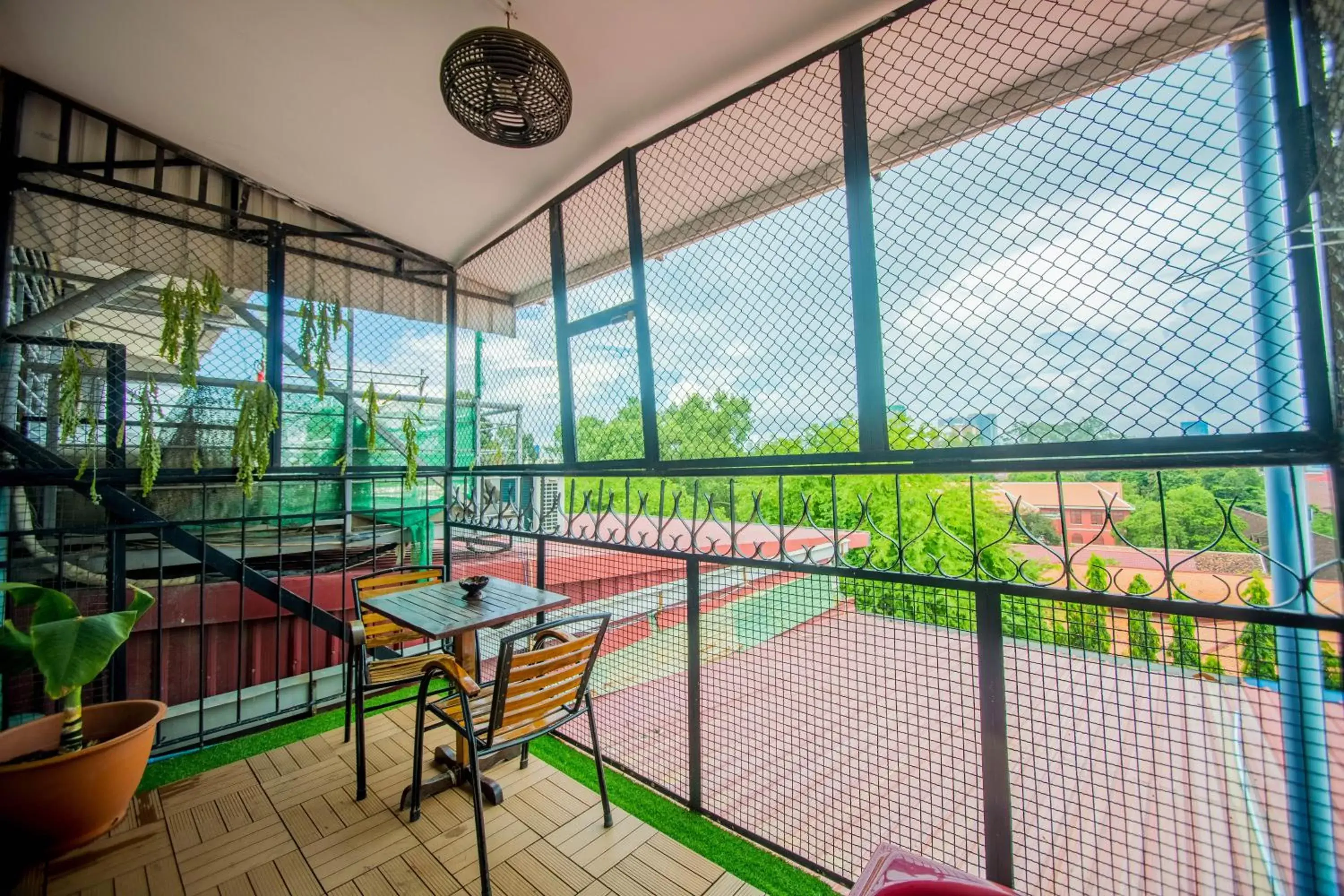 Balcony/Terrace in The Artist Residence