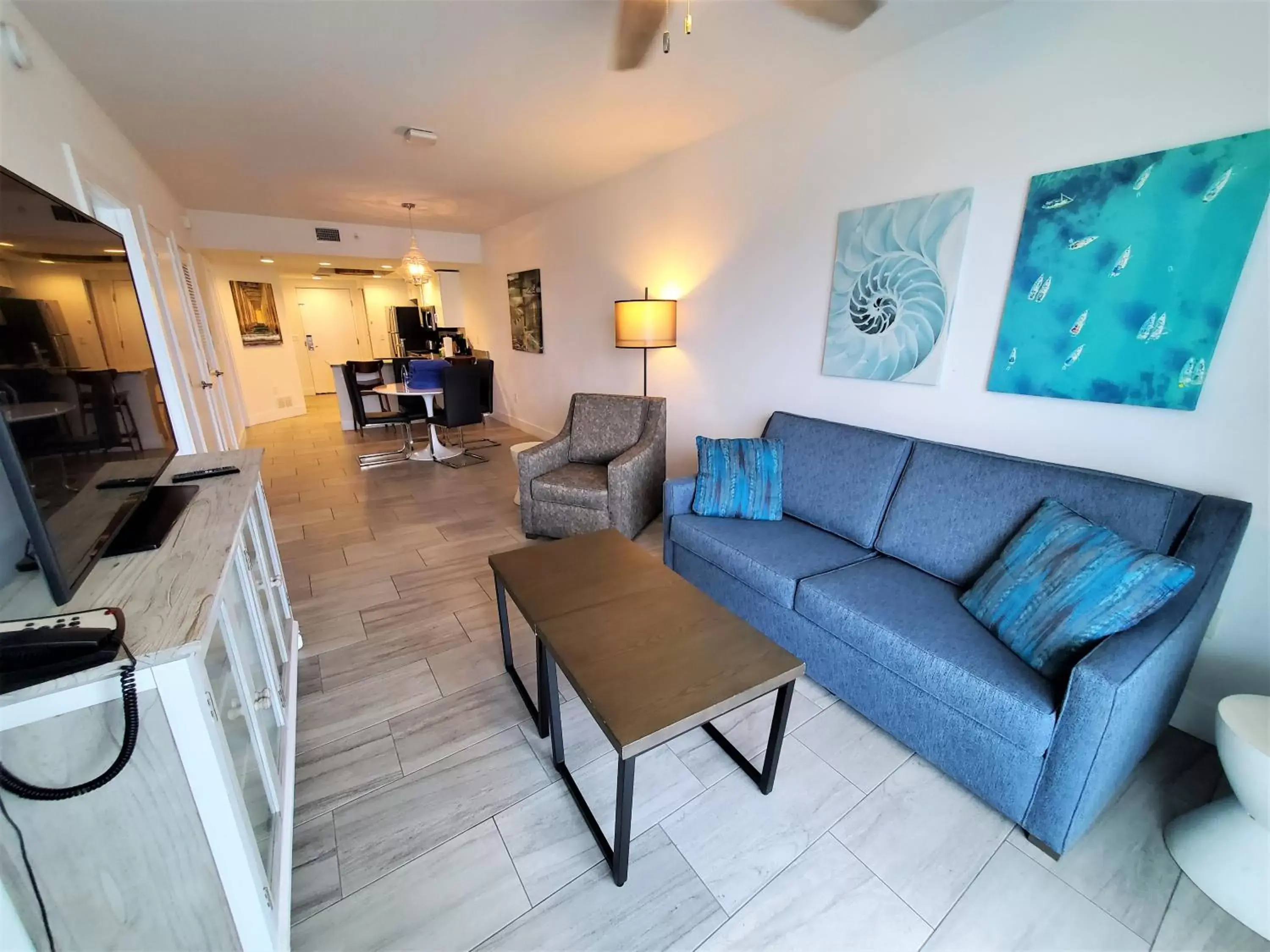 Living room, Seating Area in Provident Oceana Beachfront Suites