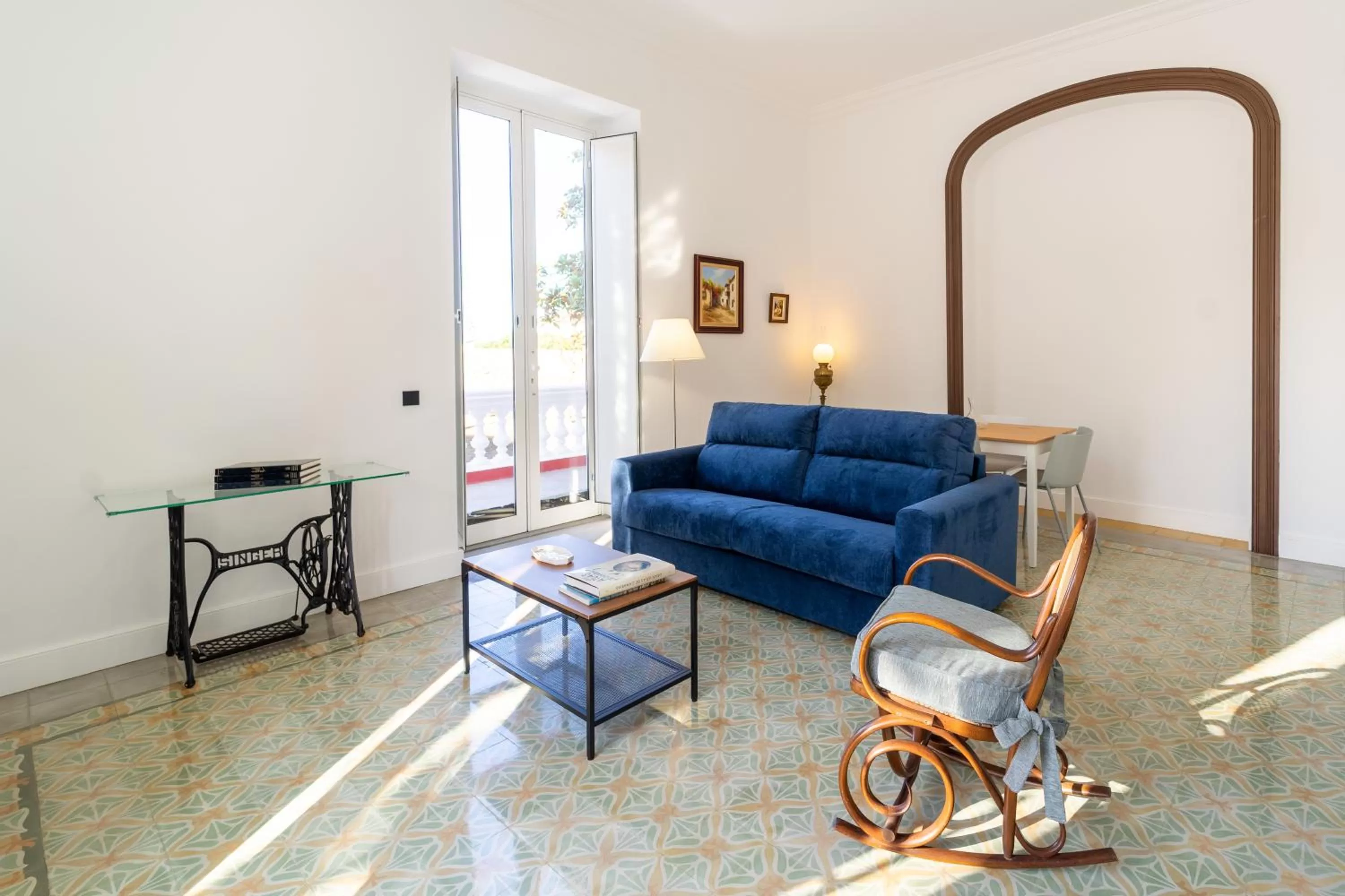 Living room in Albor Suites