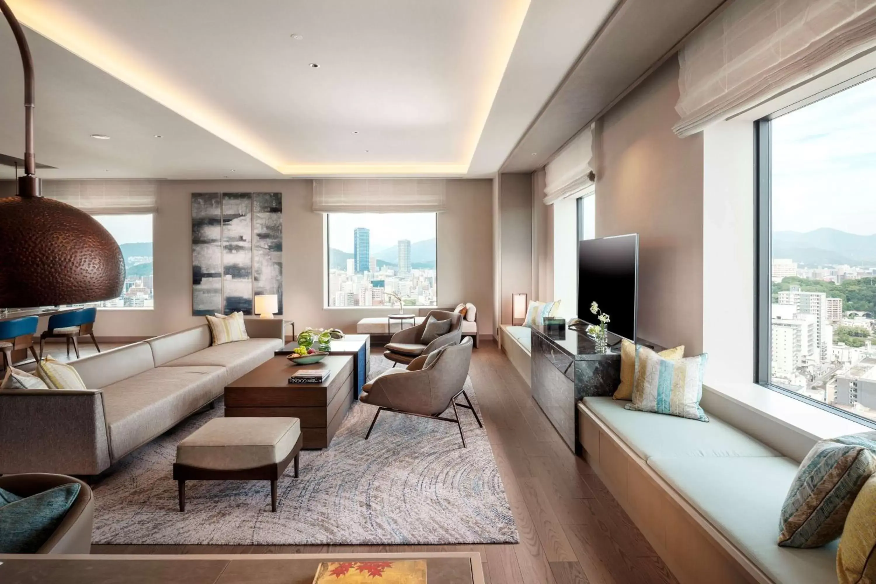 Bedroom, Seating Area in Hilton Hiroshima