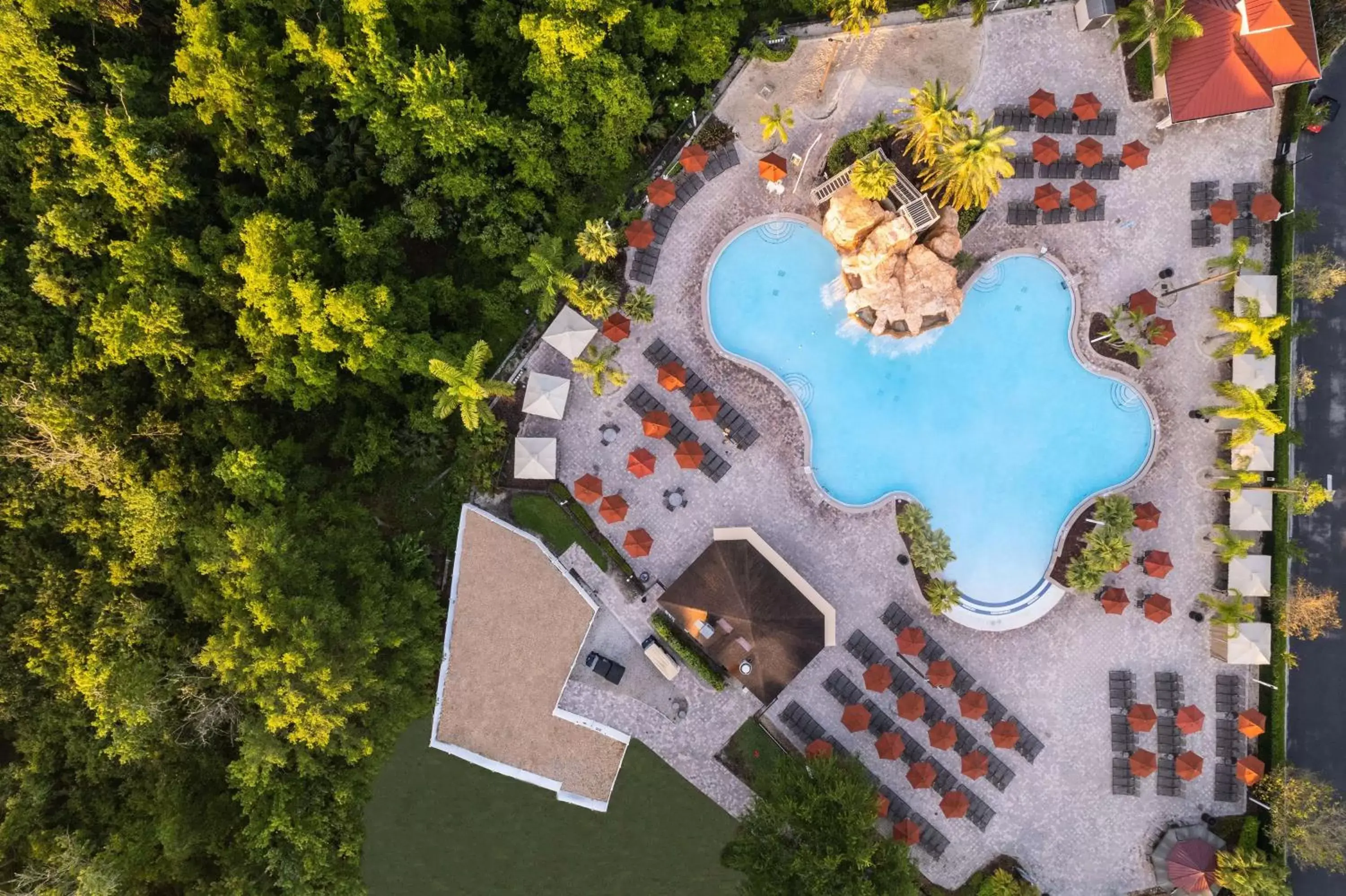 Pool view, Bird's-eye View in Hilton Vacation Club Mystic Dunes Orlando