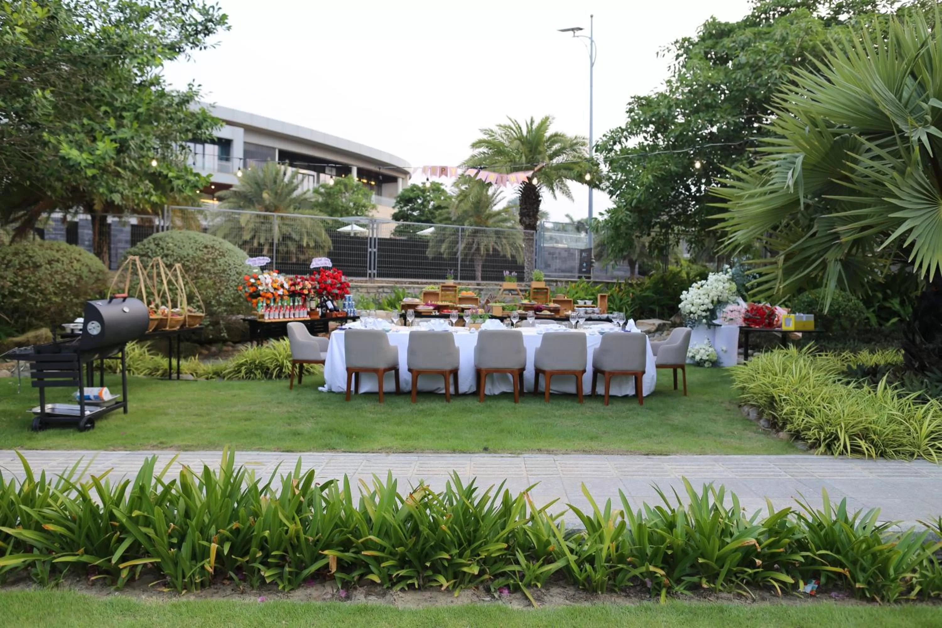 BBQ facilities in Wyndham Grand KN Paradise Cam Ranh