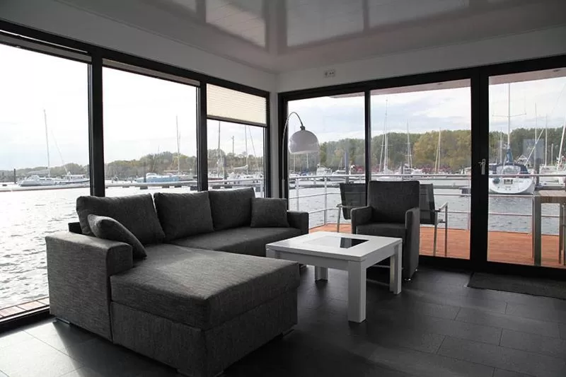 Living room in Schwimmende Häuser im BALTIC SEA RESORT