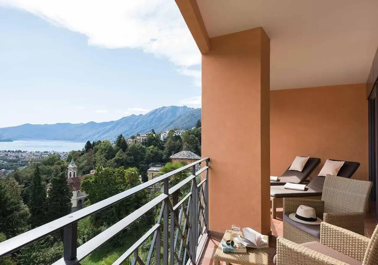 Balcony/Terrace in Villa Orselina - Small Luxury Hotel