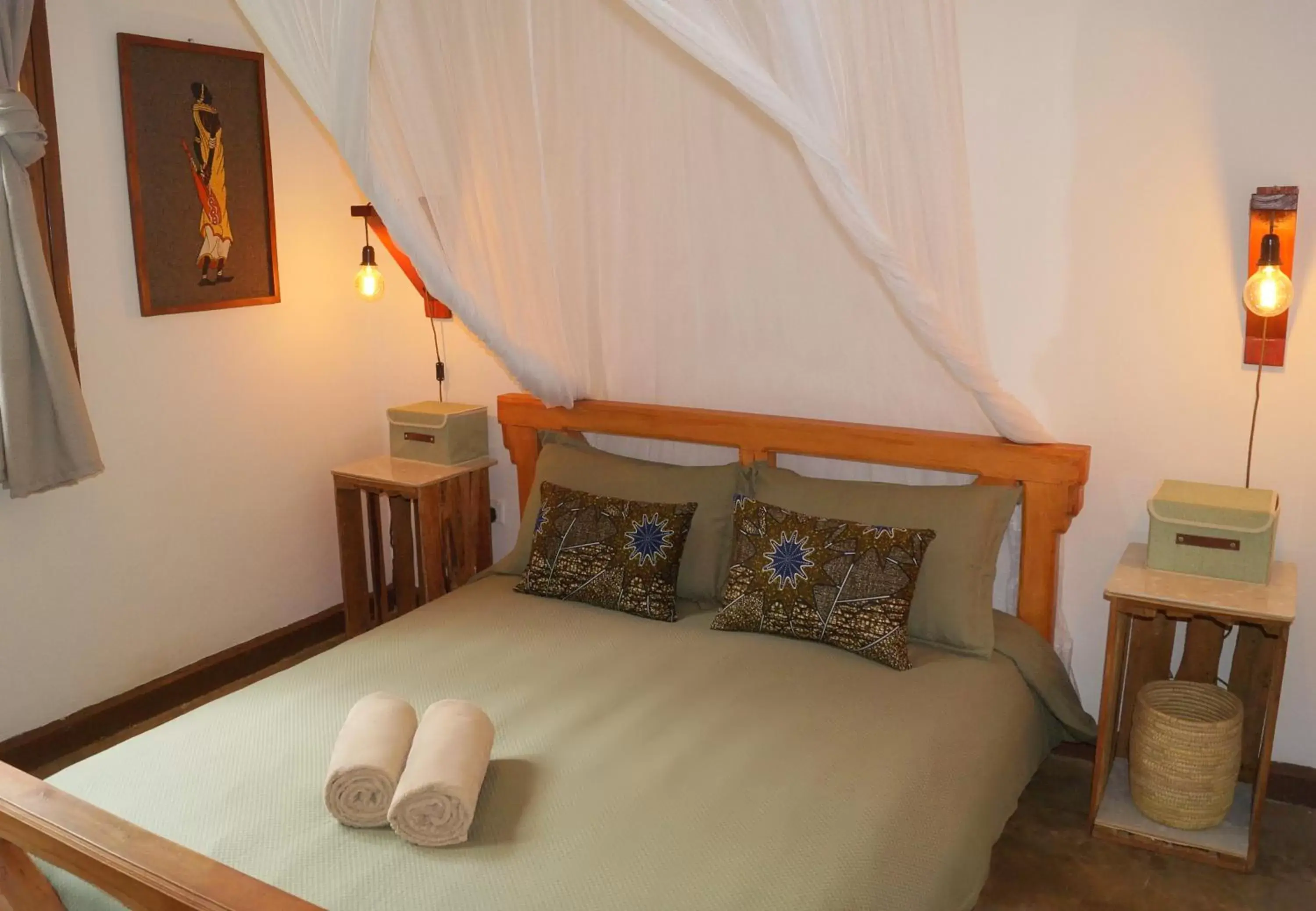 Double Room with Garden View in Utamaduni House B&B Double Room with Garden View in Utamaduni House B&B