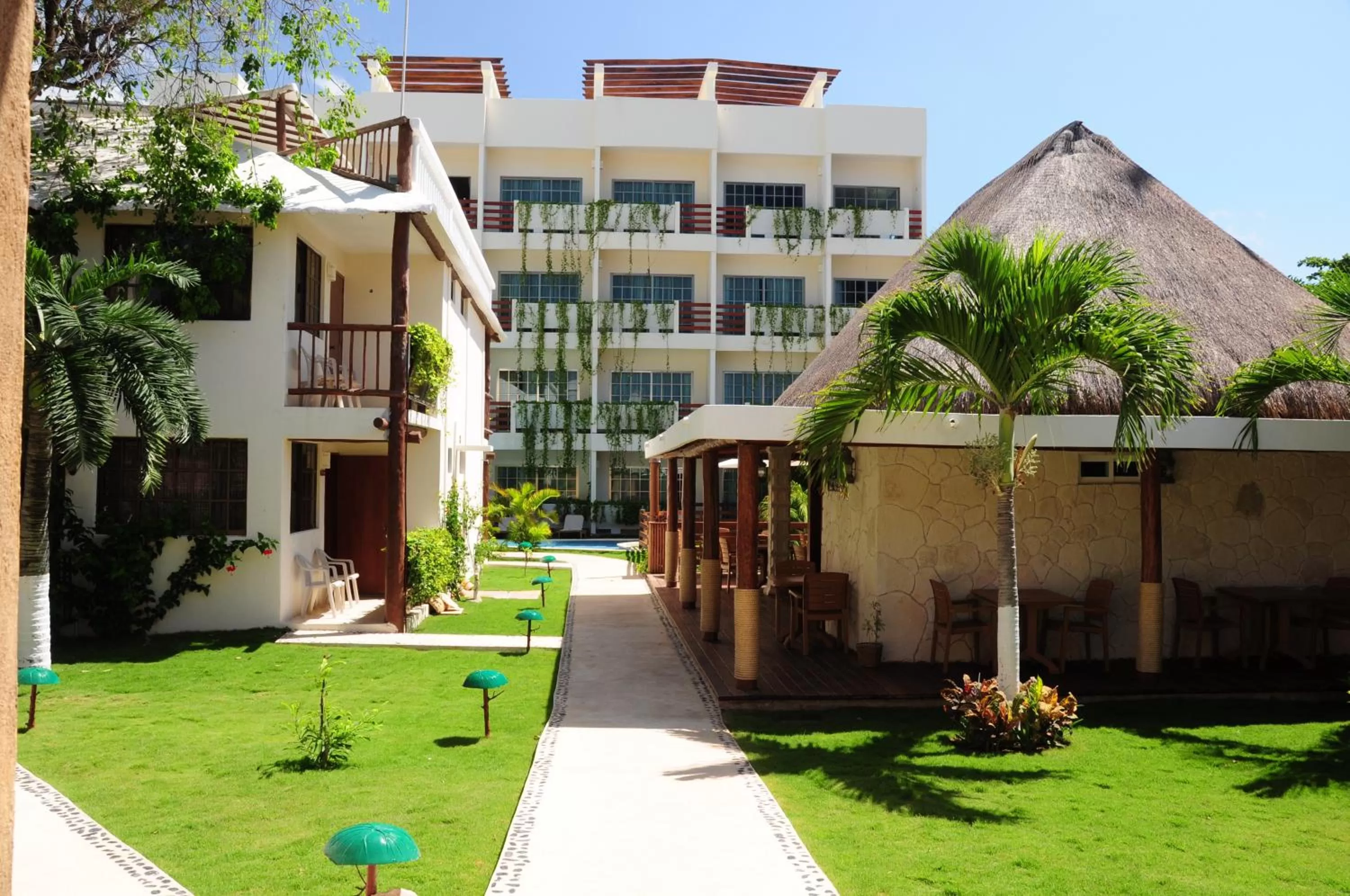 Property building in Posada Sian Kaan Playa del Carmen - Wellness Oriented Hotel
