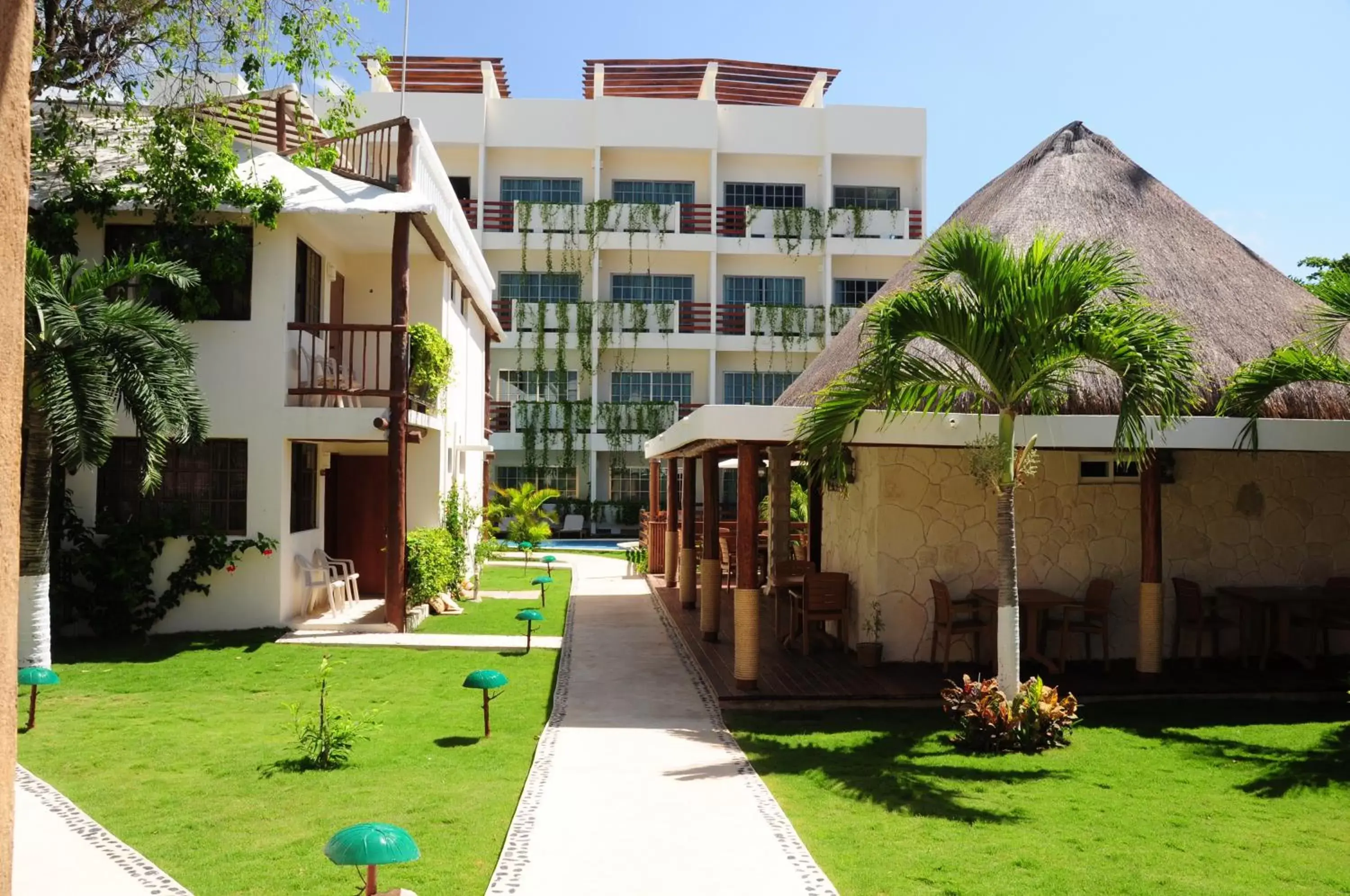 Garden, Property Building in Hotel Posada Sian Kaan