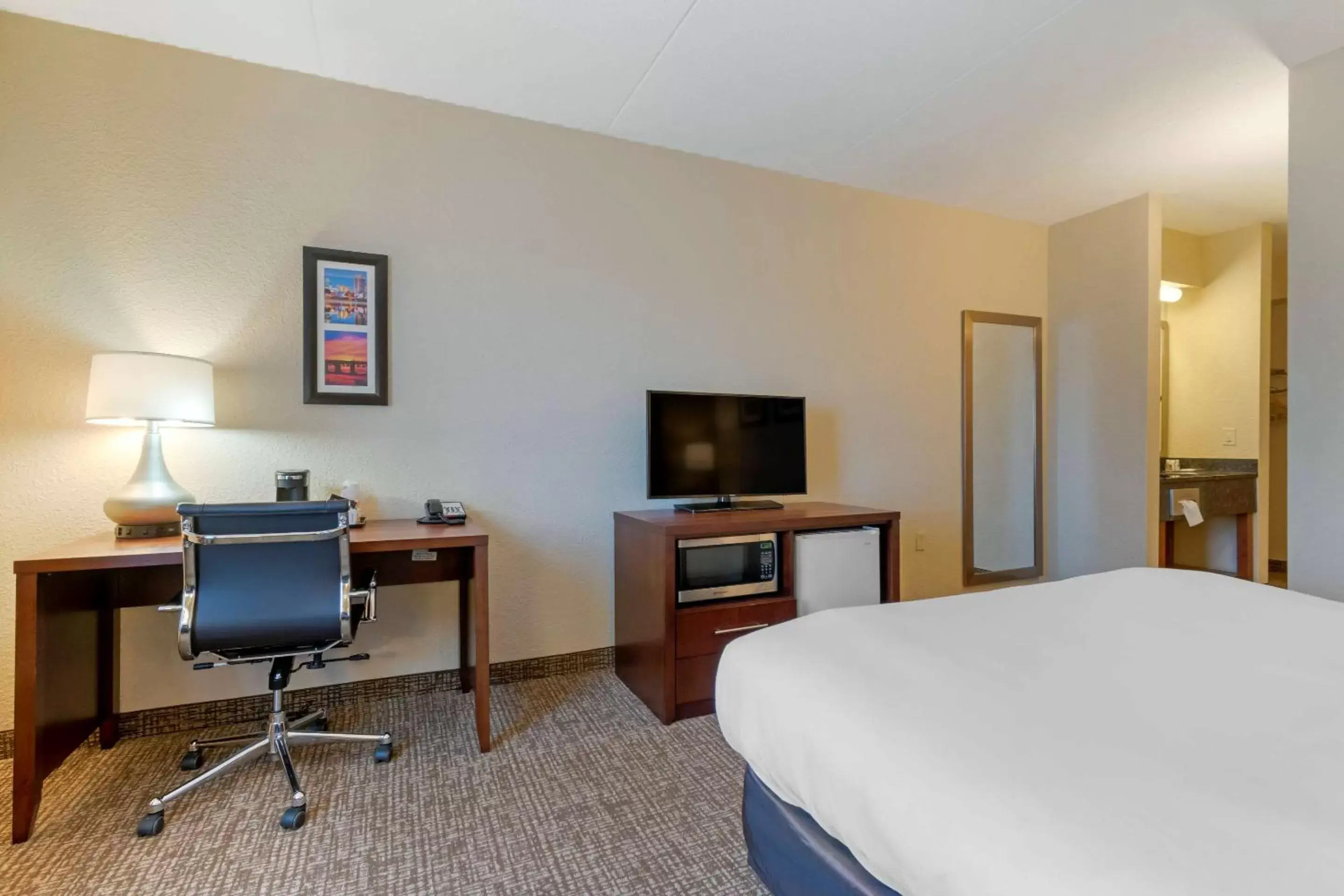 Photo of the whole room, TV/Entertainment Center in Comfort Inn Mechanicsburg – Harrisburg South