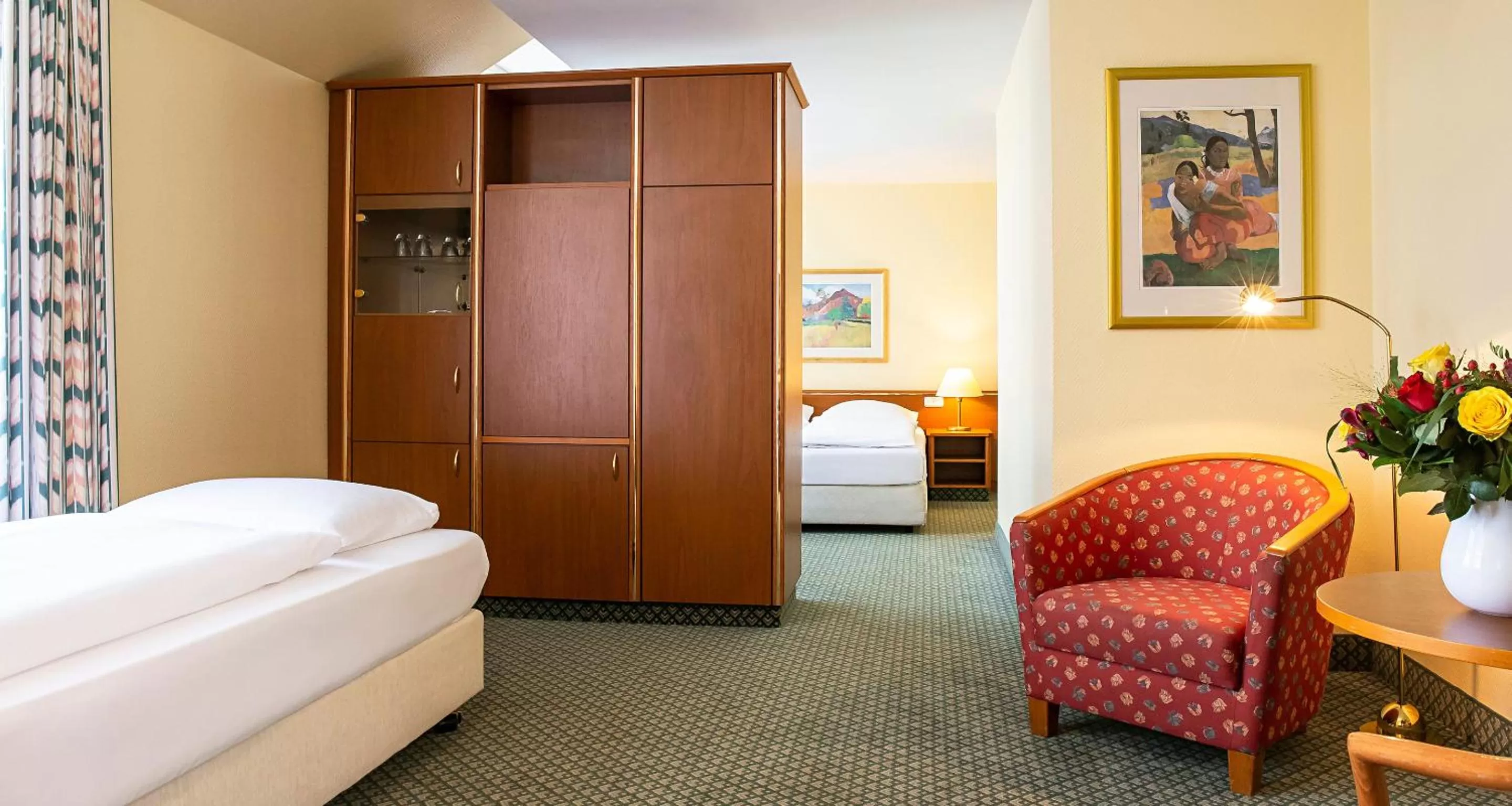 Bed in Victor's Residenz-Hotel Gera