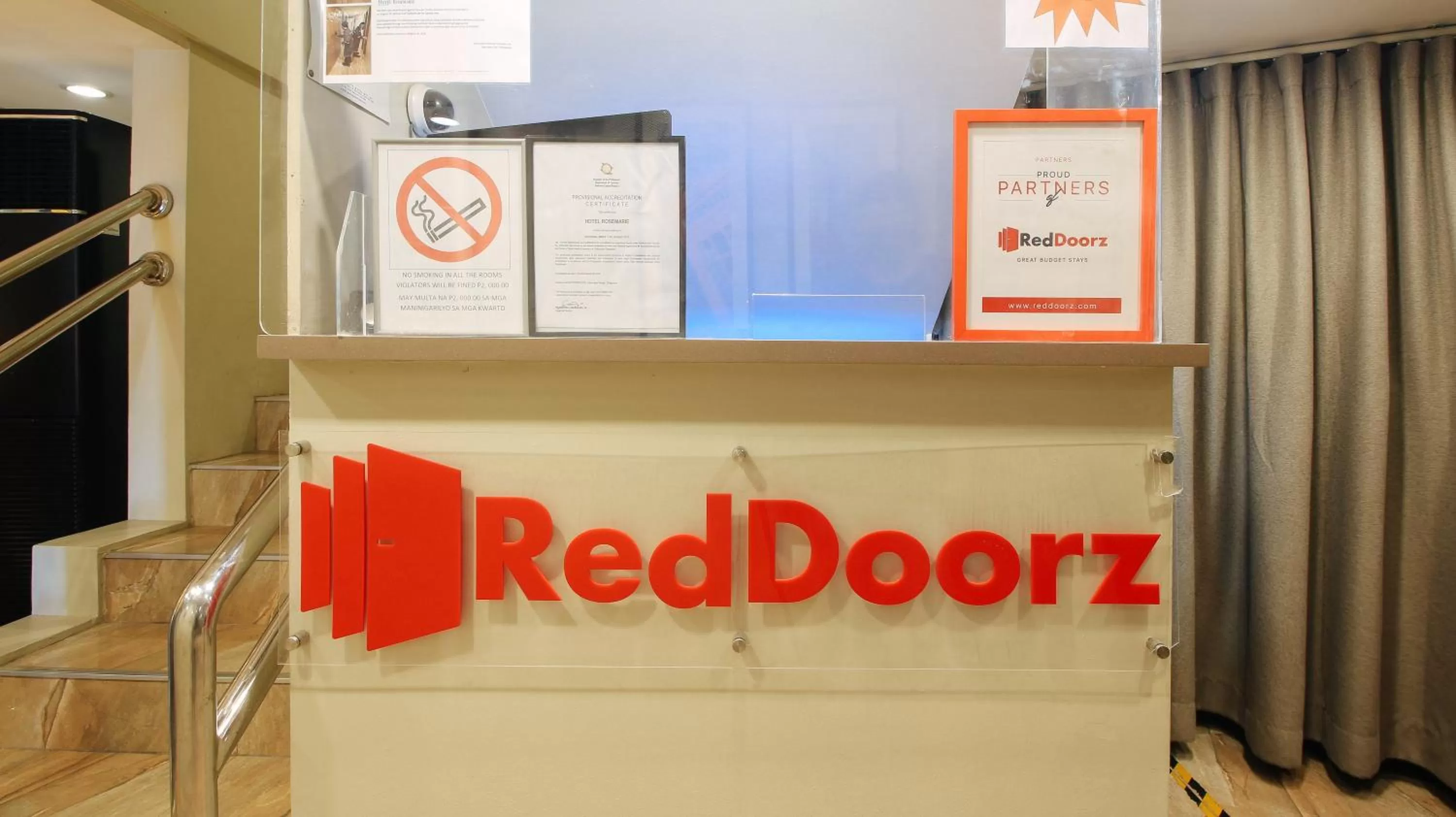 Property logo or sign in RedDoorz at Hotel Rosemarie