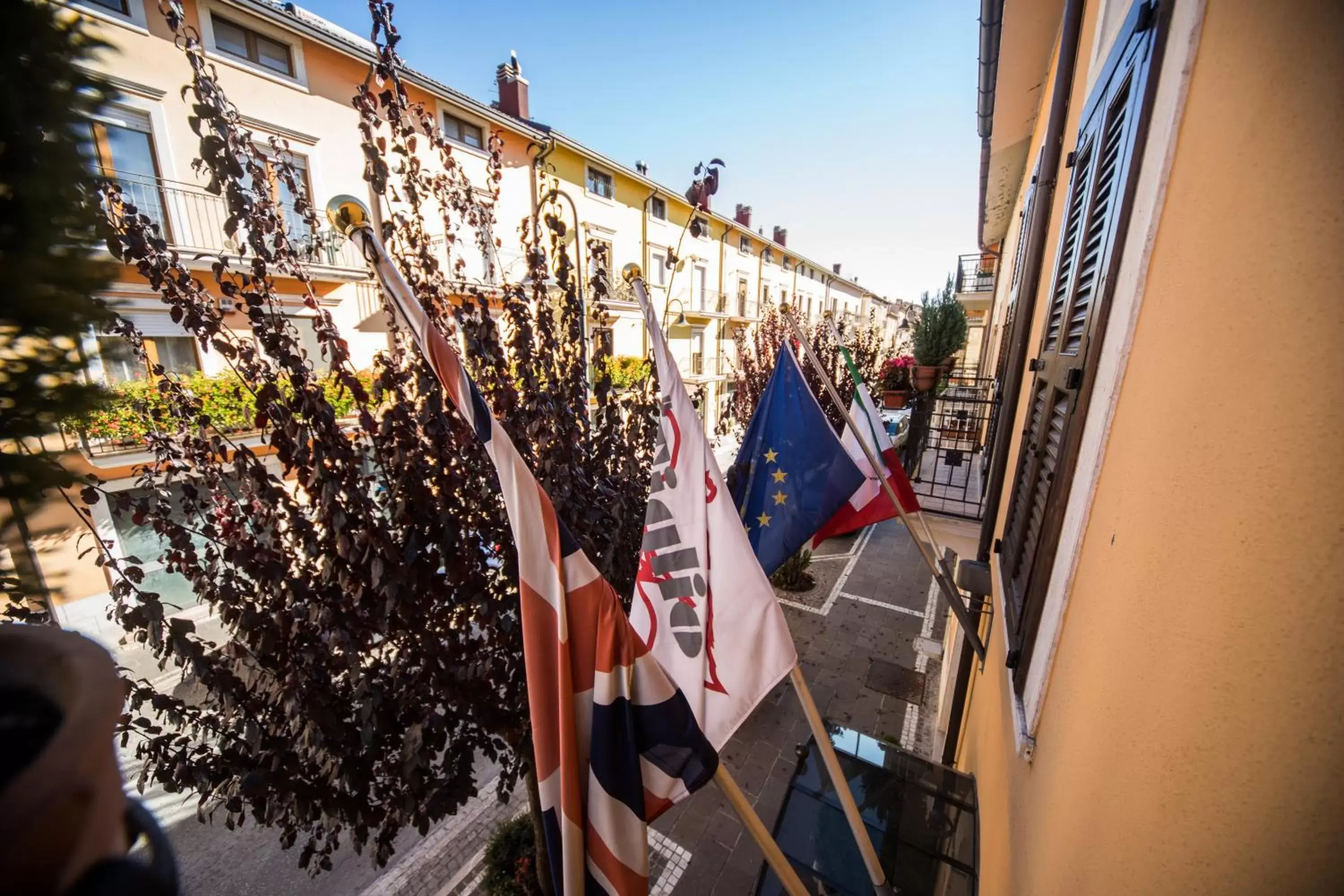 Facade/entrance, Balcony/Terrace in Hotel Il Tiglio