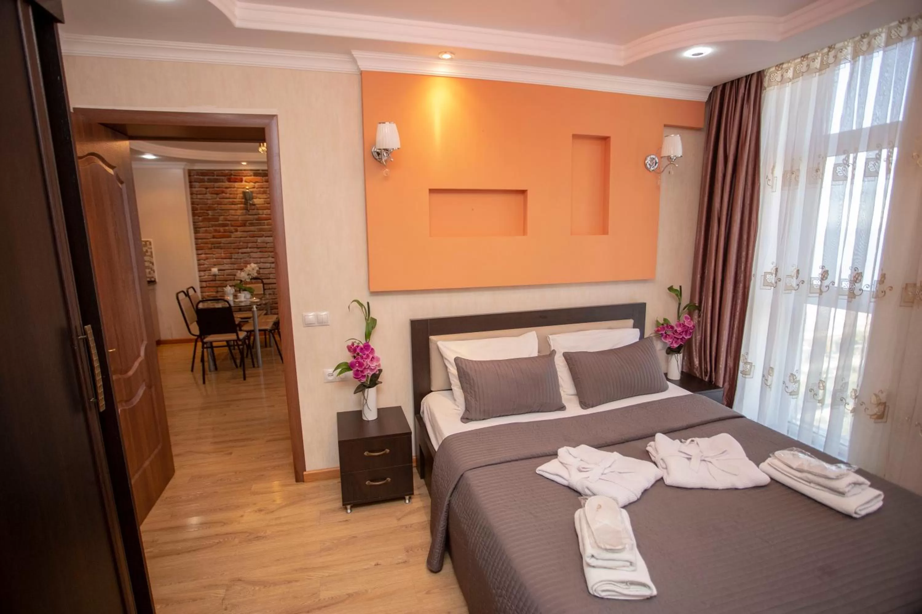 Bedroom, Bed in Blue Star Batumi