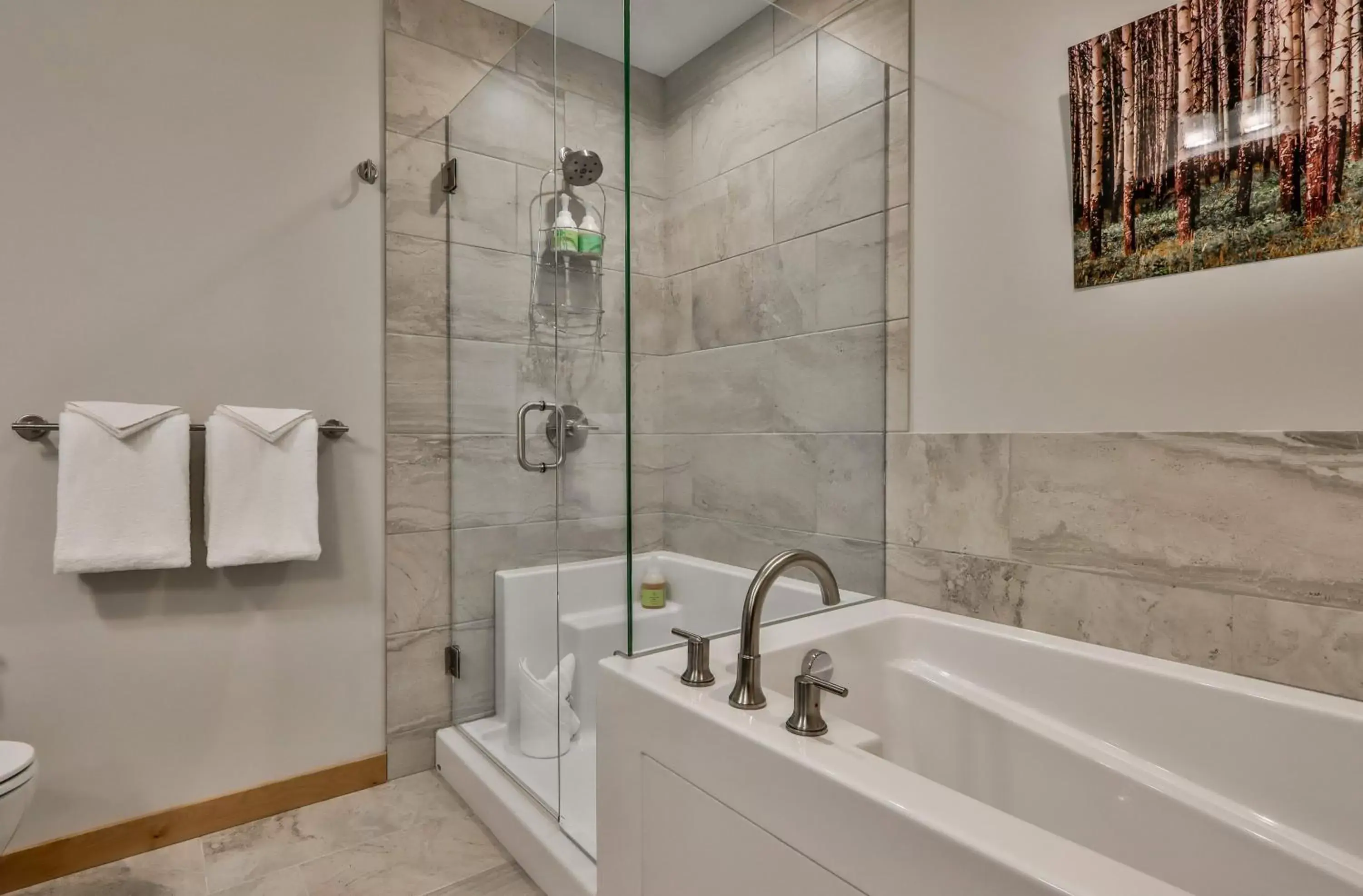 Bathroom in Tamarack Lodge by Spring Creek Vacations