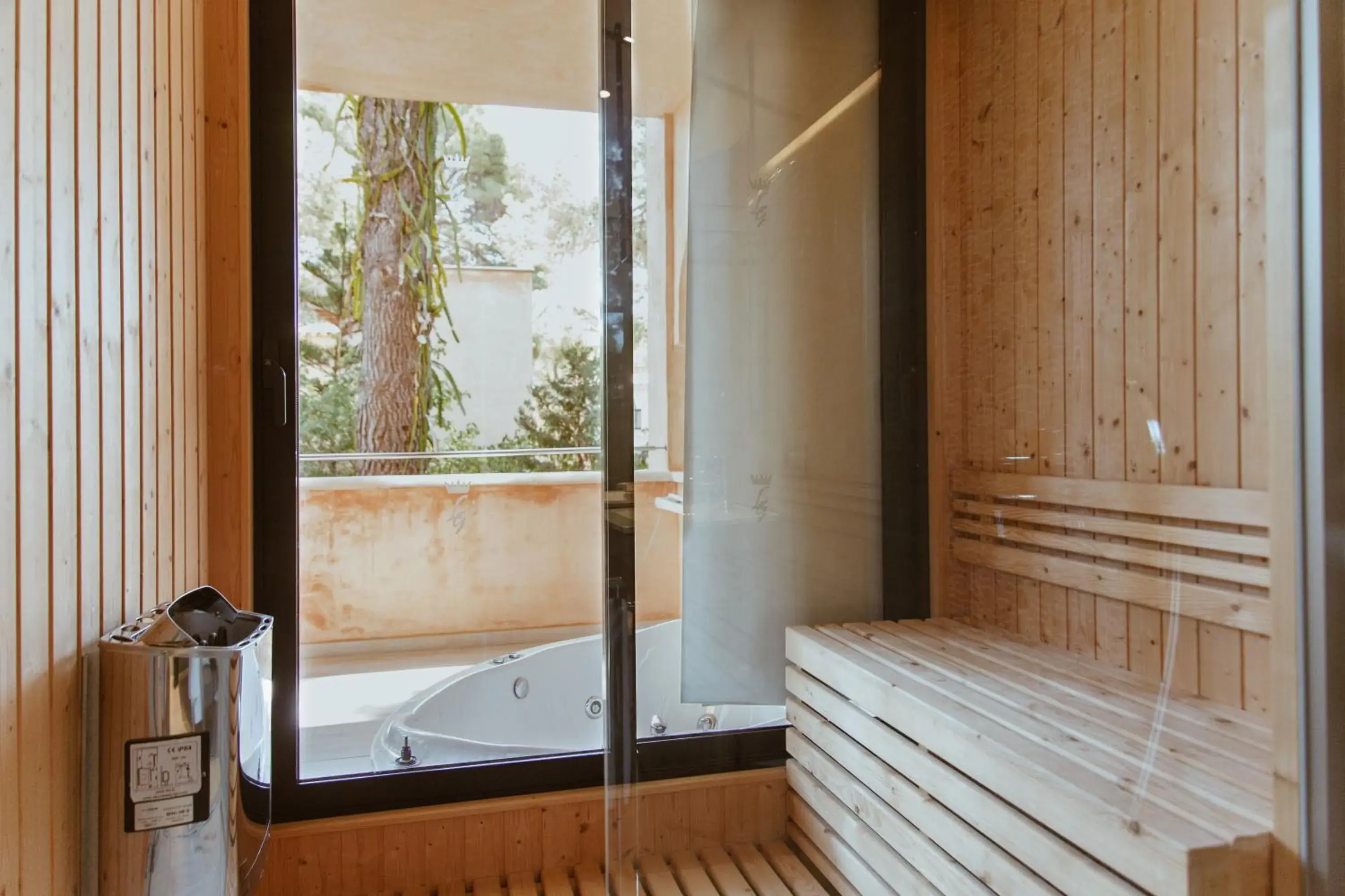 Sauna in Lago Garden Apart-Suites & Spa Hotel