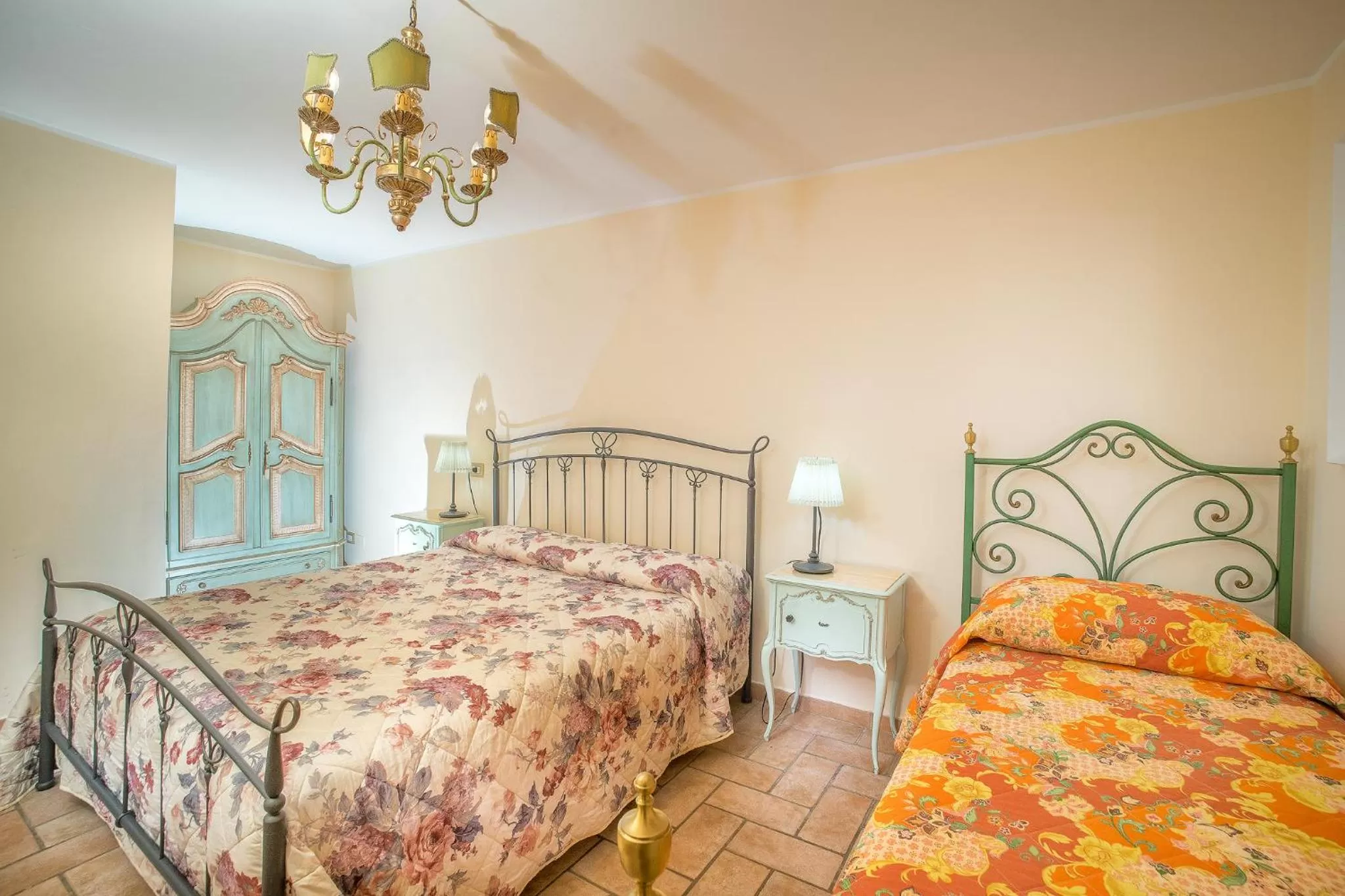 Bed in L'Agrifoglio di Assisi Residenza di Campagna