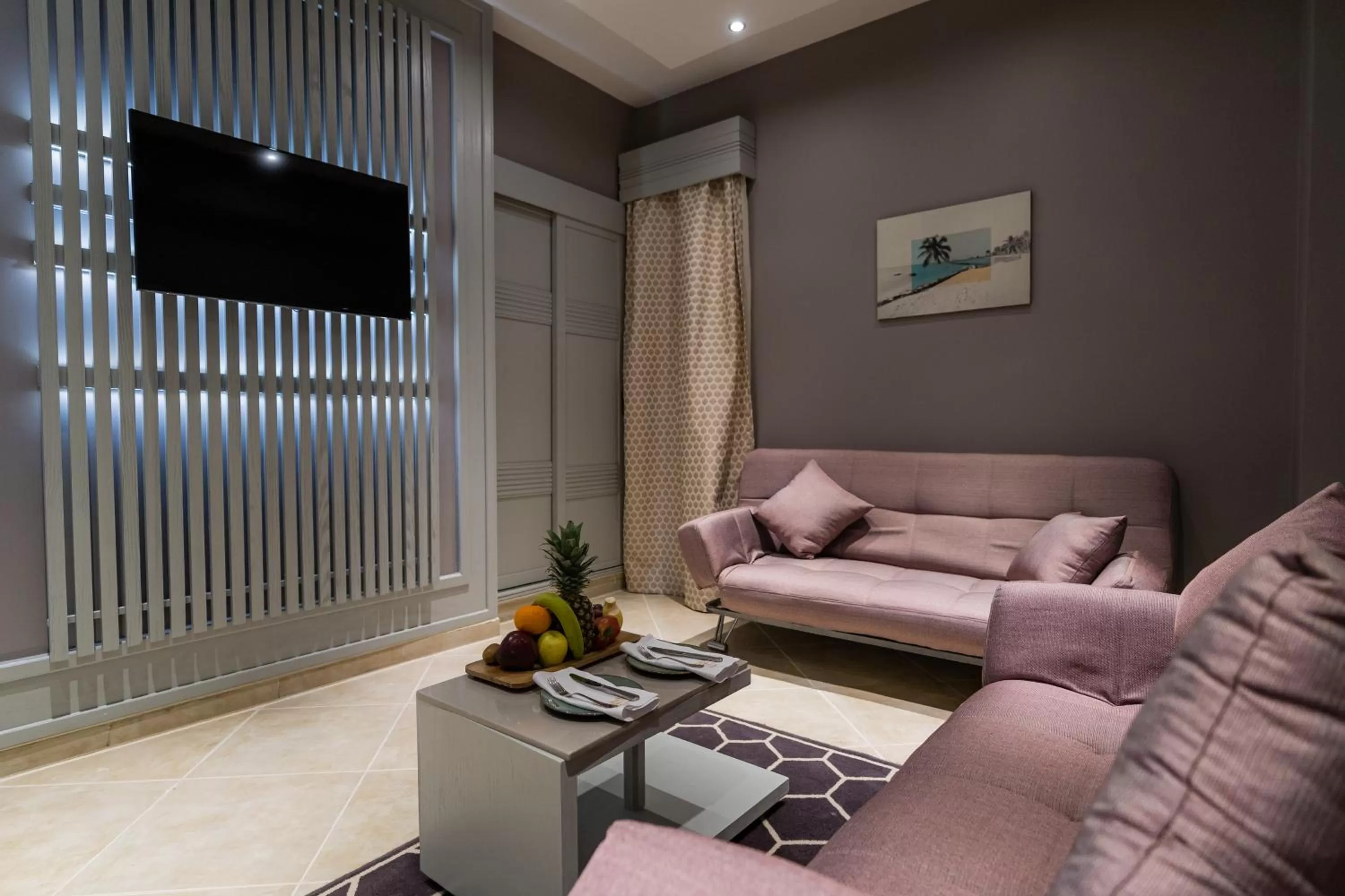 Living room in Sunrise Crystal Bay Resort -Grand Select