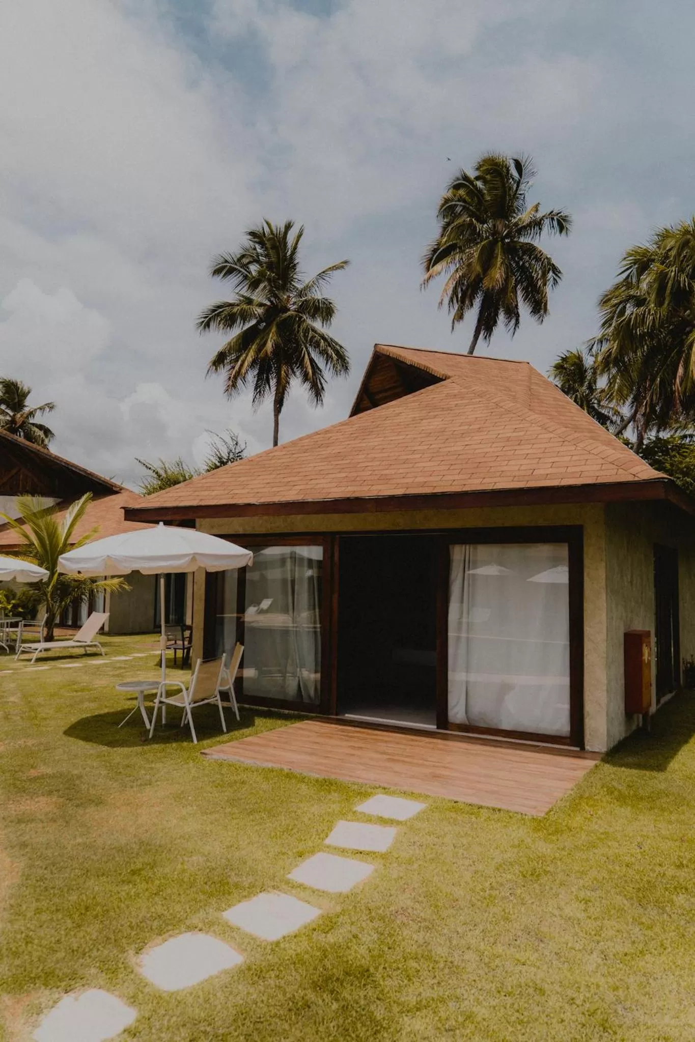 Garden view in Pousada Rangai