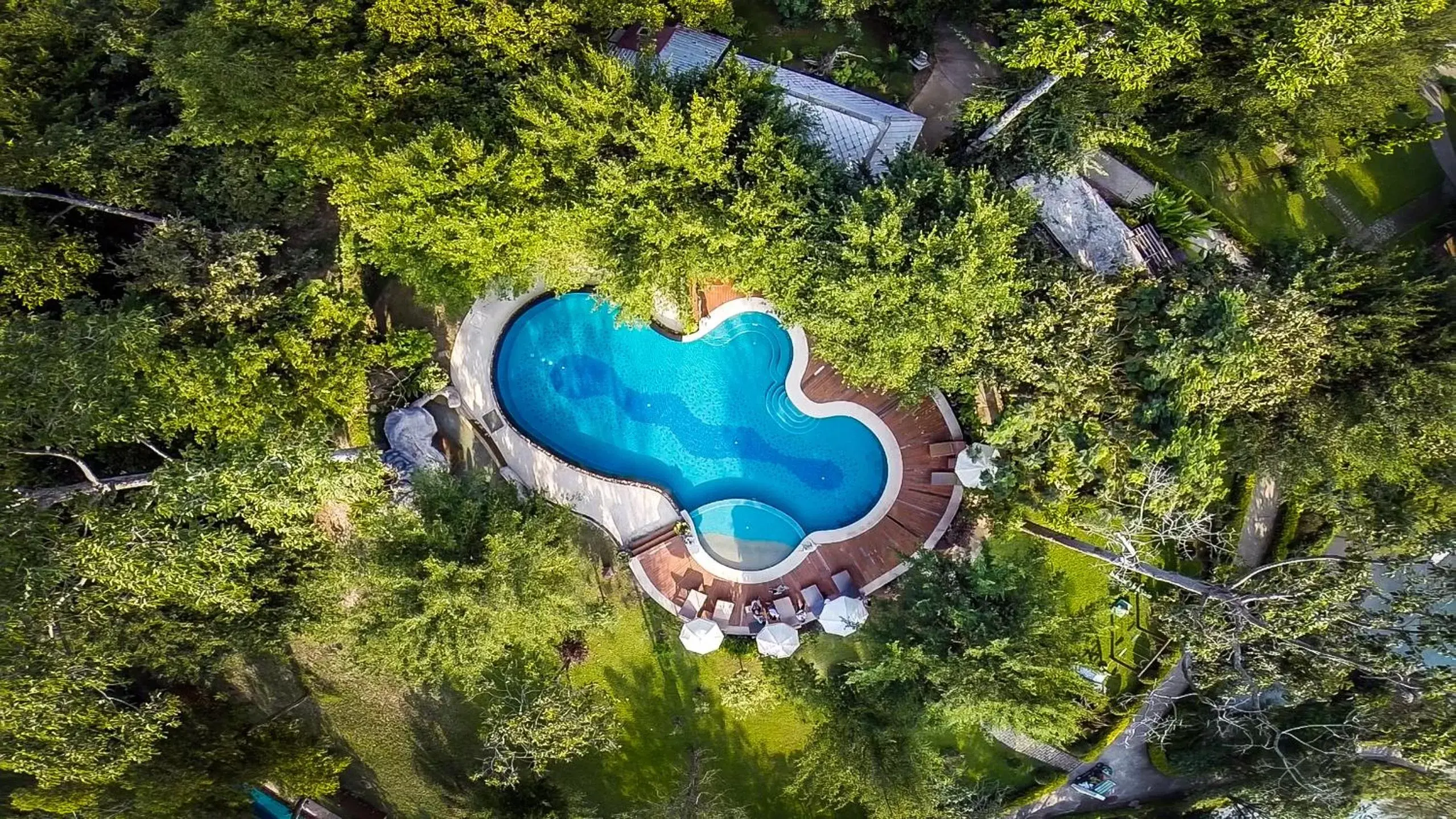 Bird's eye view, Pool View in Vana Varin Resort