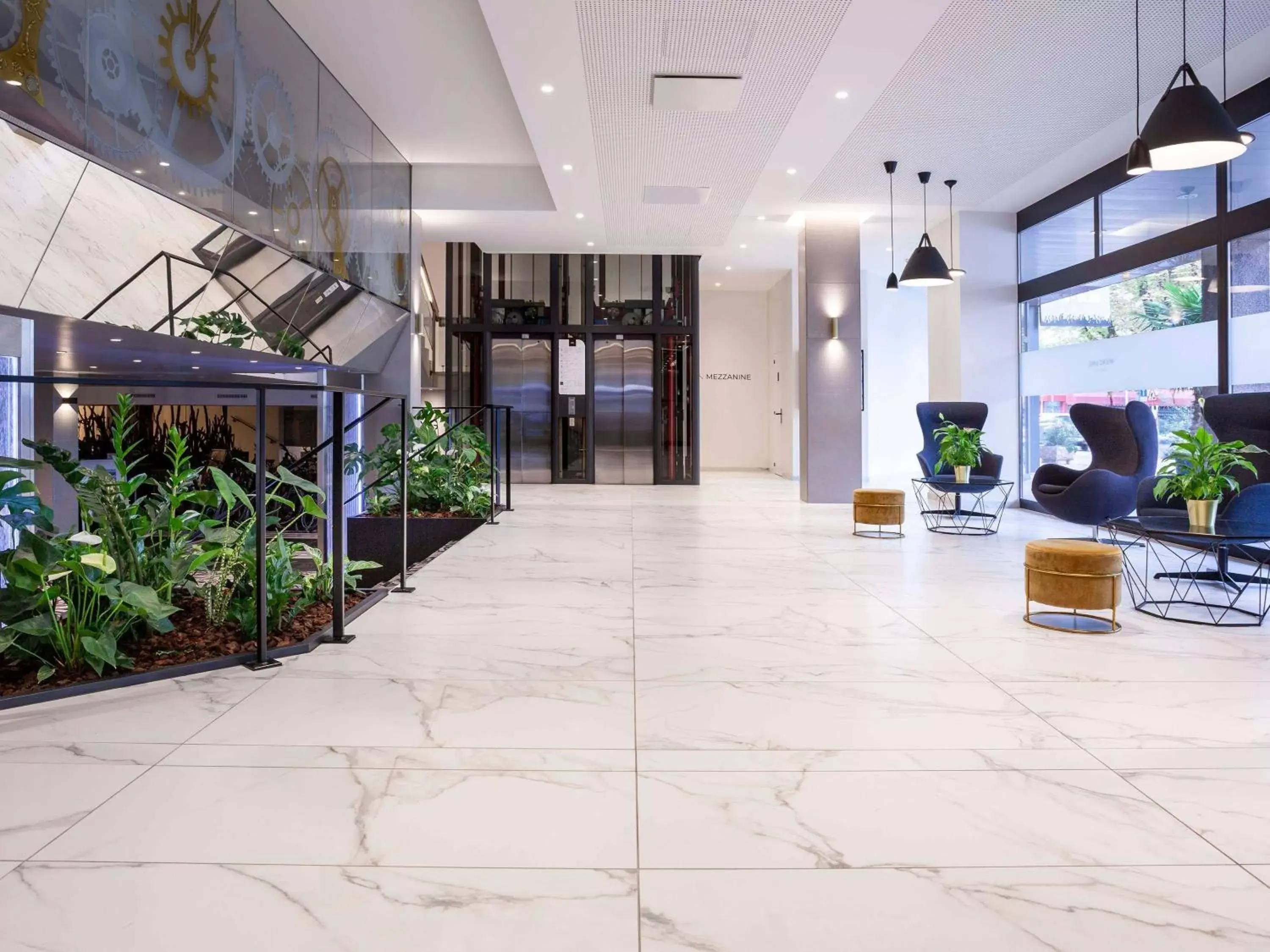 Property building, Lobby/Reception in Mercure Biel