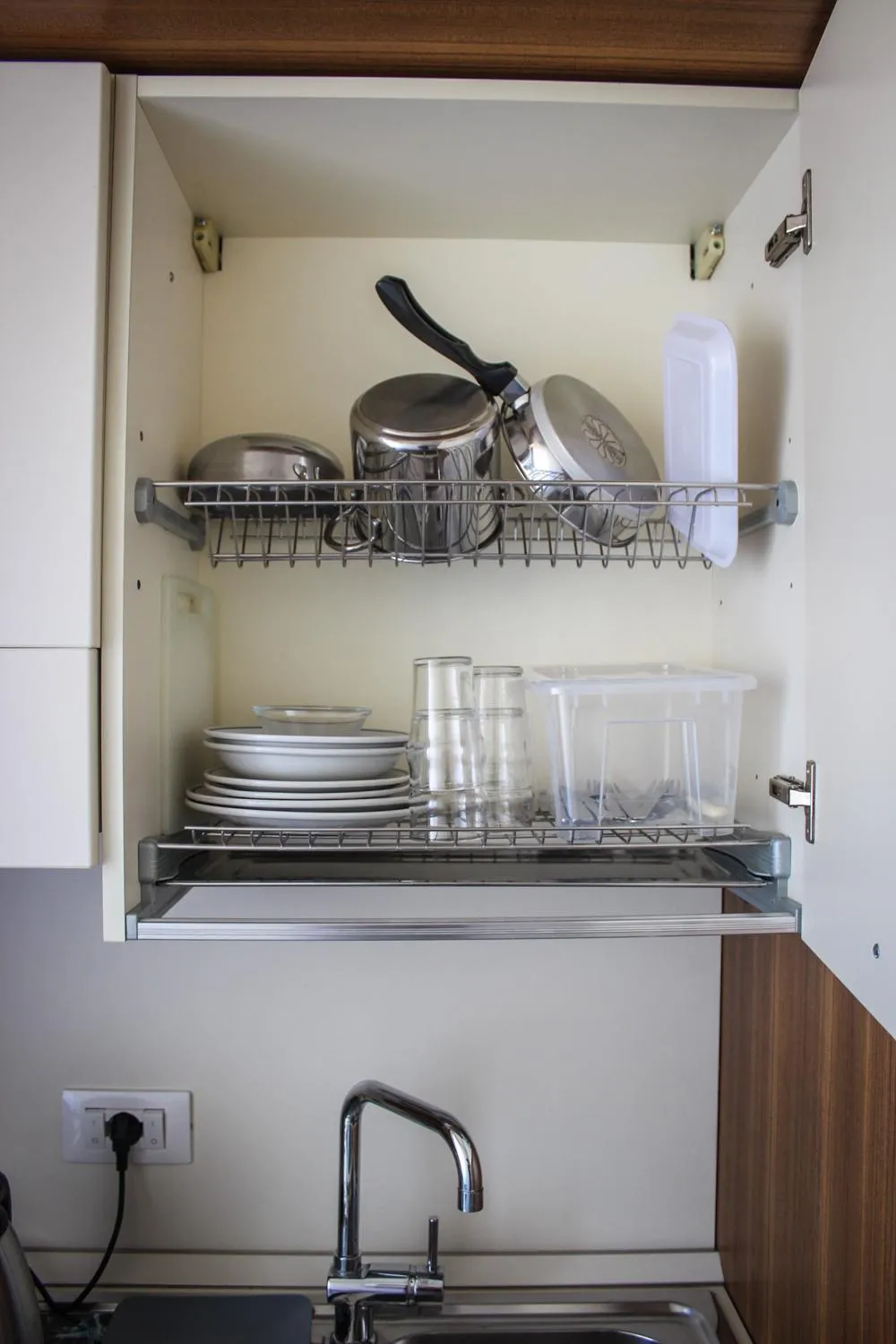 Kitchen or kitchenette in Hotel Centrale