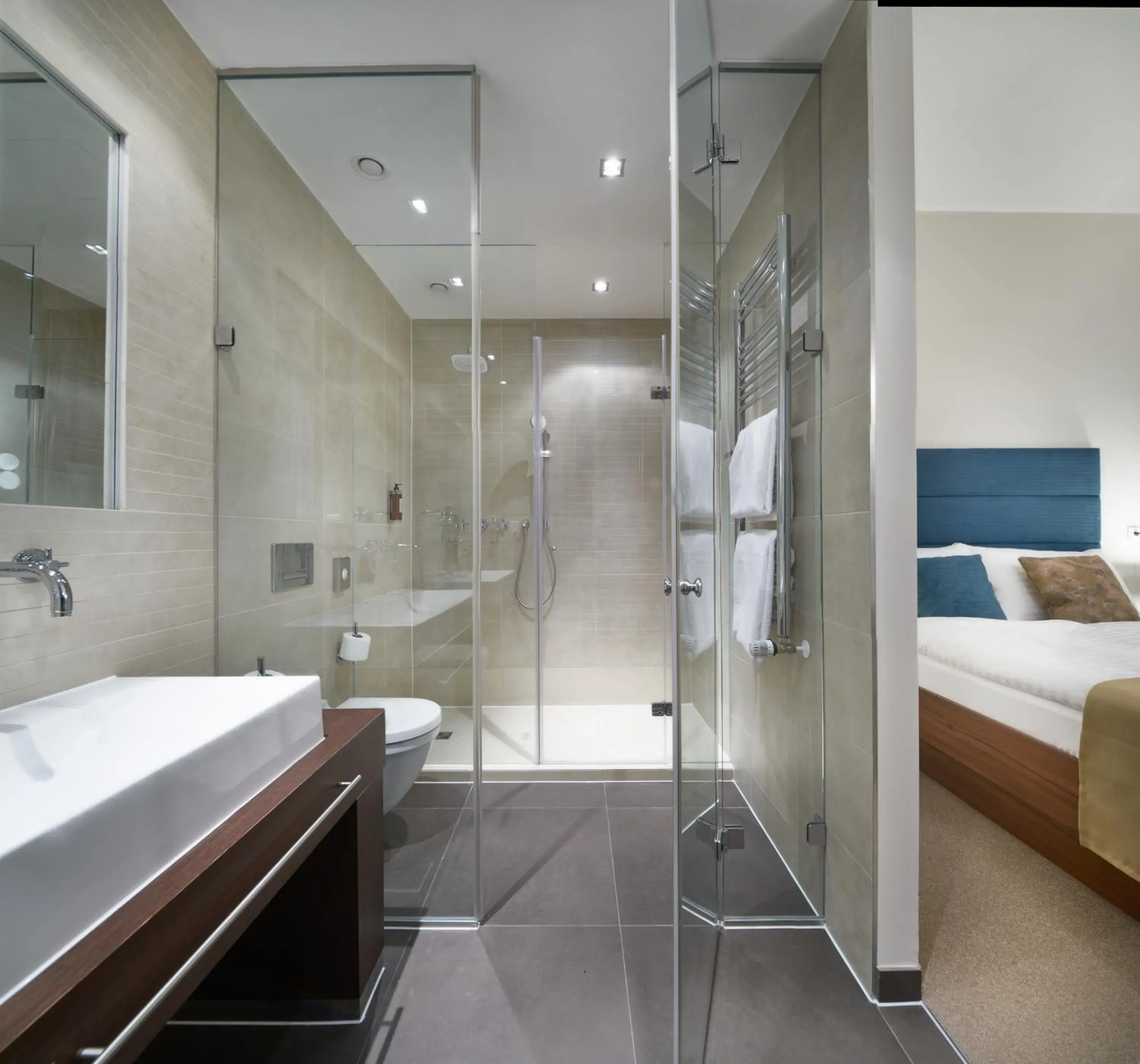 Bathroom in Golden Angel Suites by Adrez Living